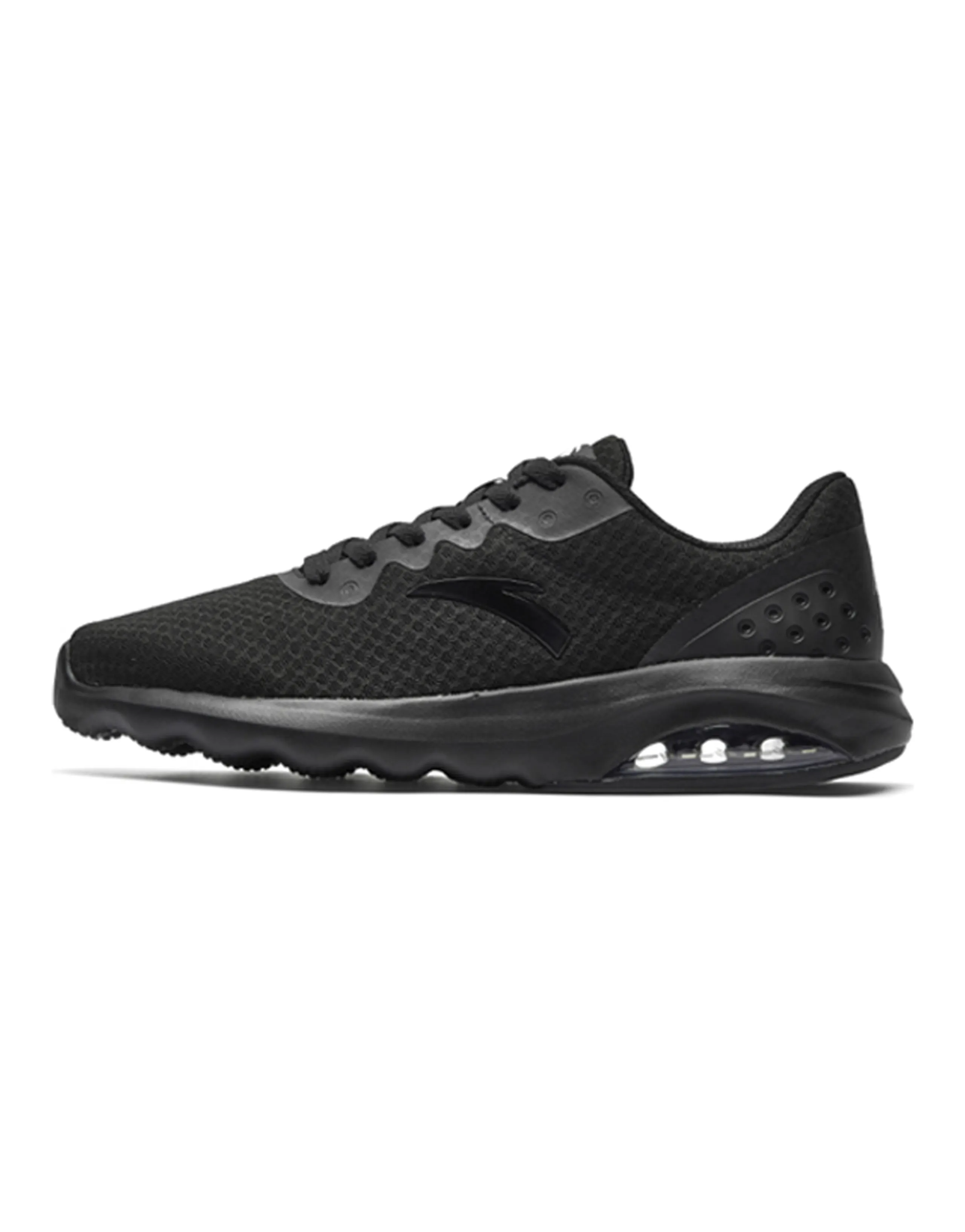 Anta Cushioned Wear-Resistant Breathable Low-Top Casual Shoes Men's Black