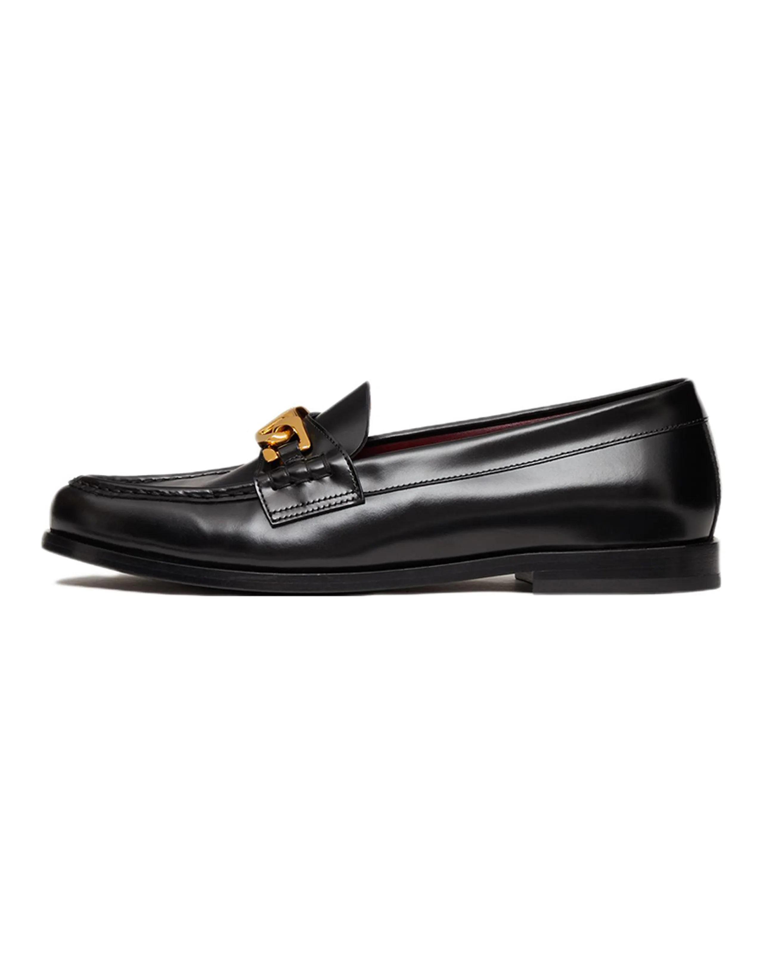 Valentino VLogo Plaque Slip On Loafers
