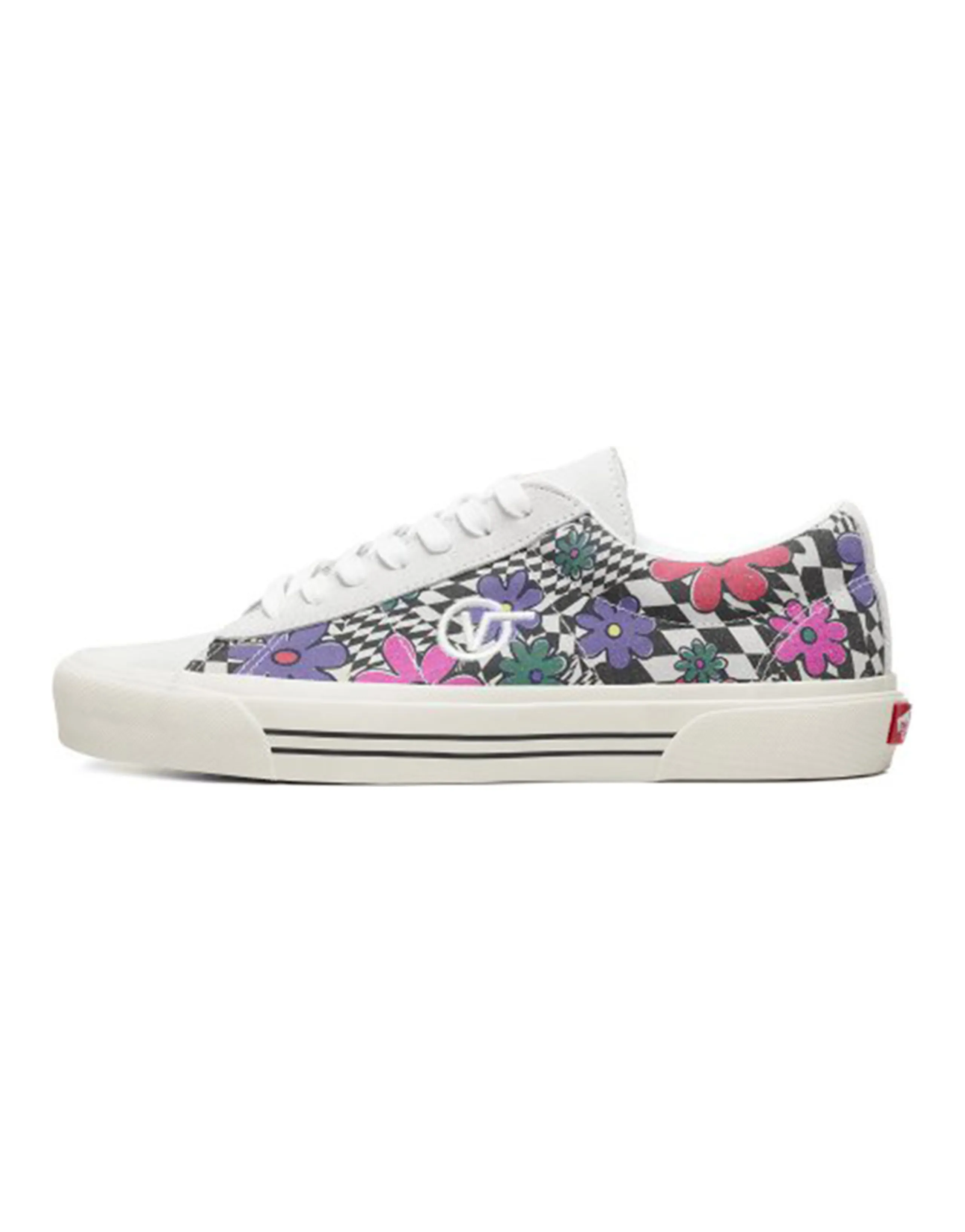 Sid Vans 'Floral Checkerboard' Women's