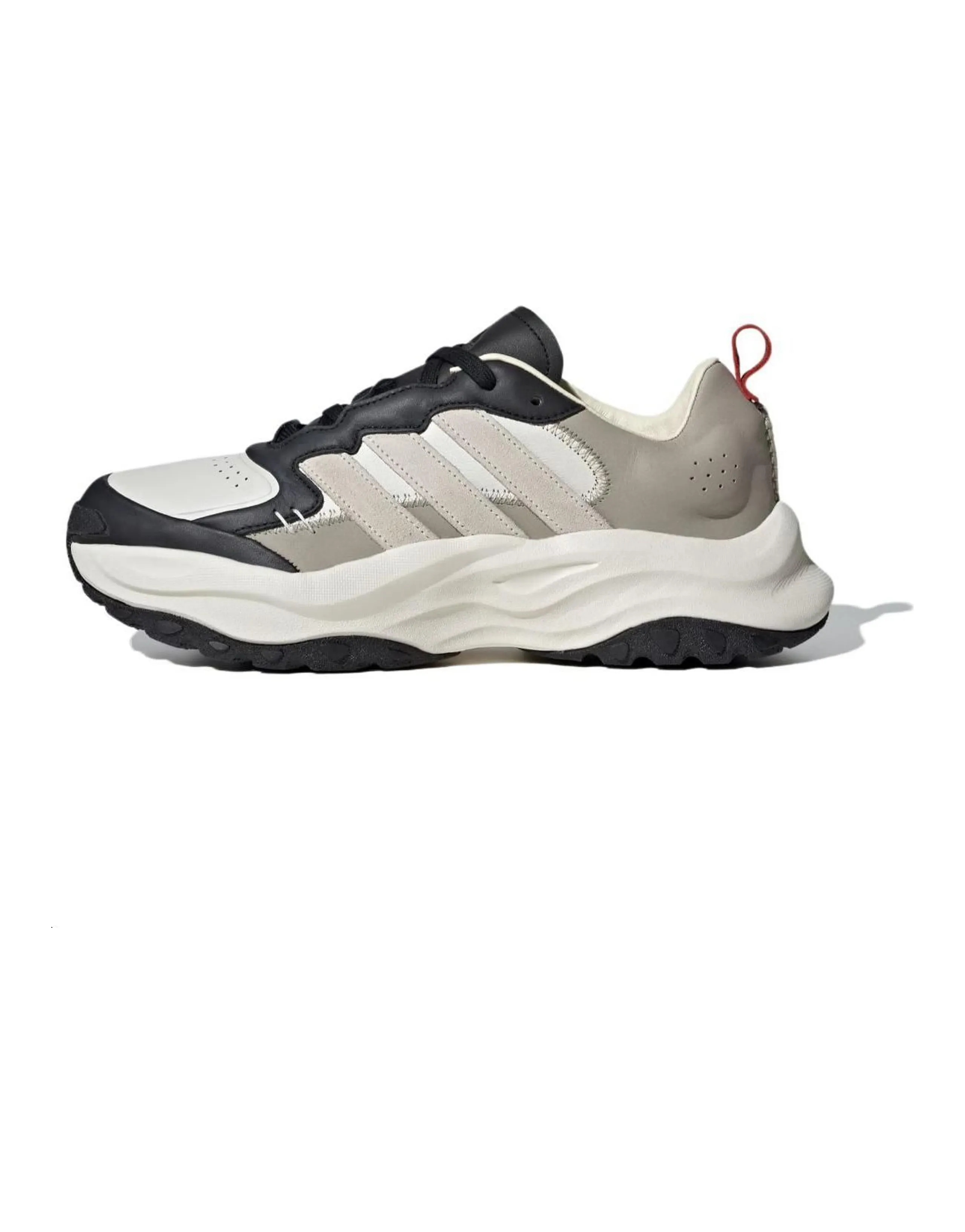 Adidas Maxxwavy Low Top Chunky Sneakers Unisex White Black Gray