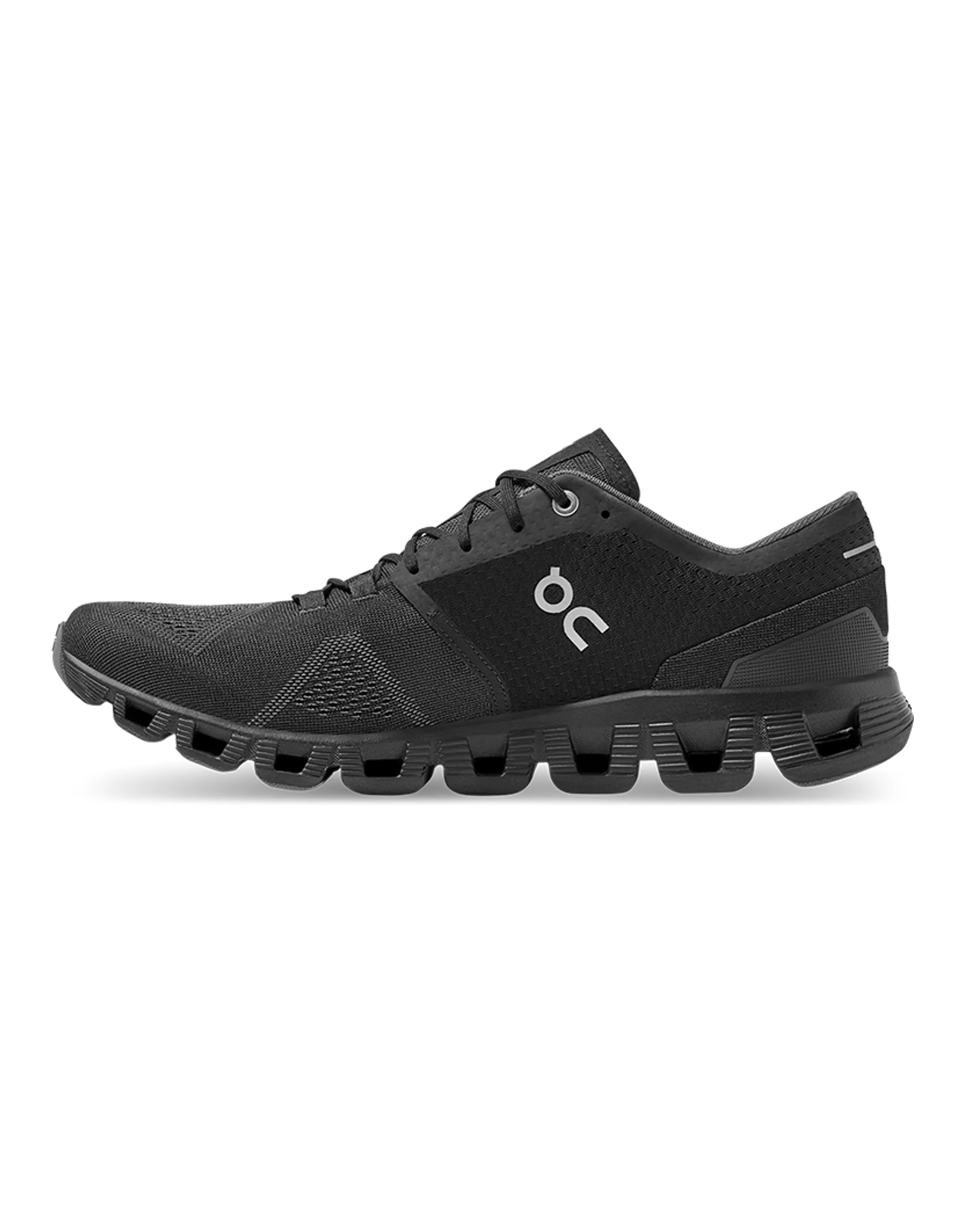 On Running Cloud X Black Asphalt Grey