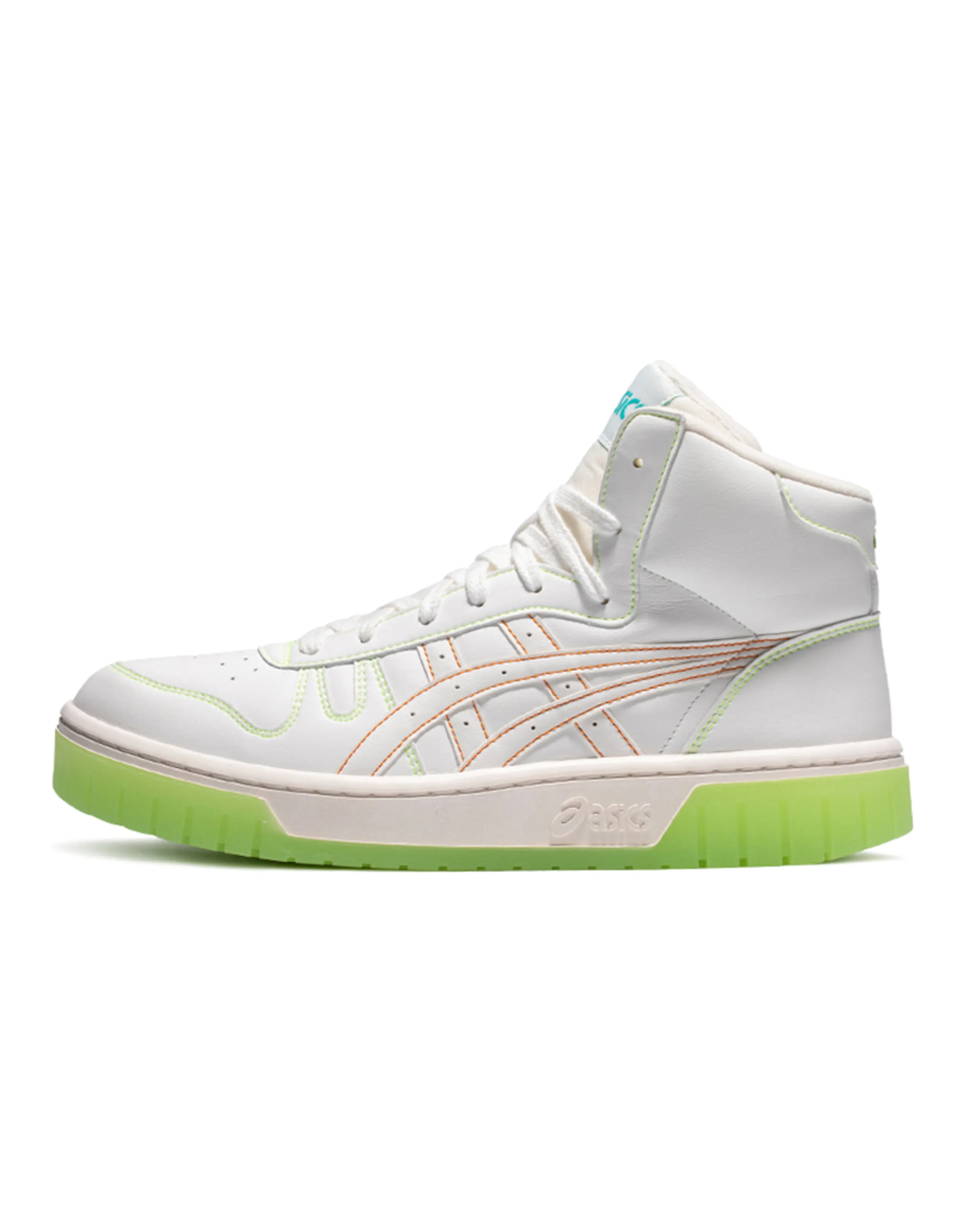 Asics Unisex Court Mz Hi High top Sneakers White/Green