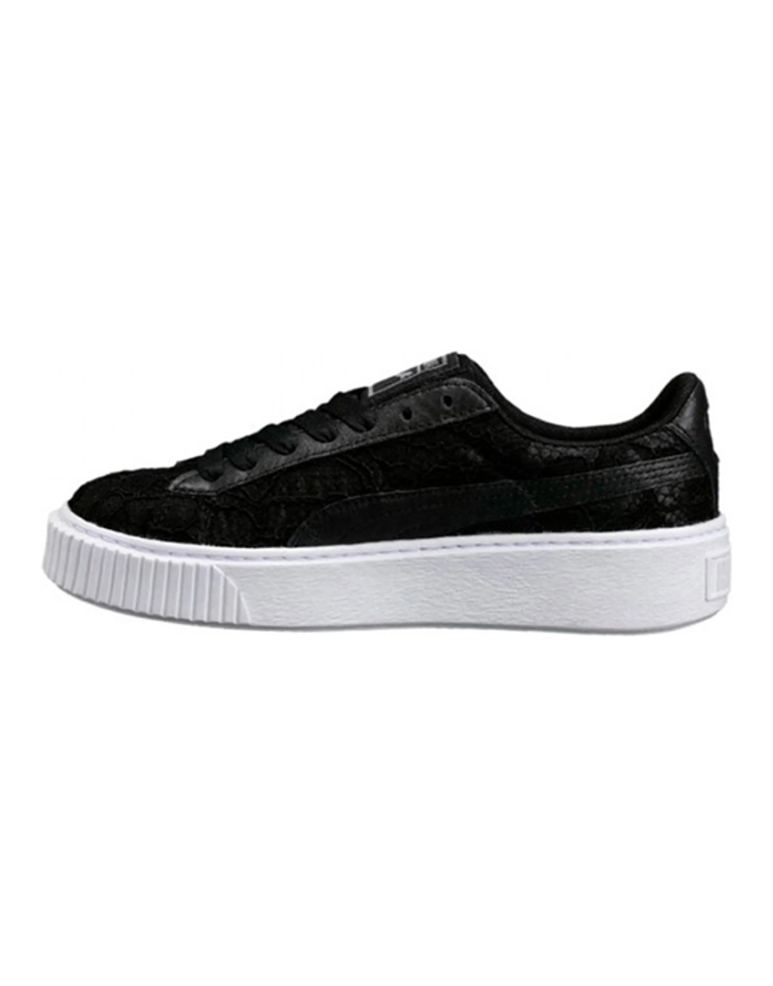PUMA Basket Platform Fo 'Black' Women's
