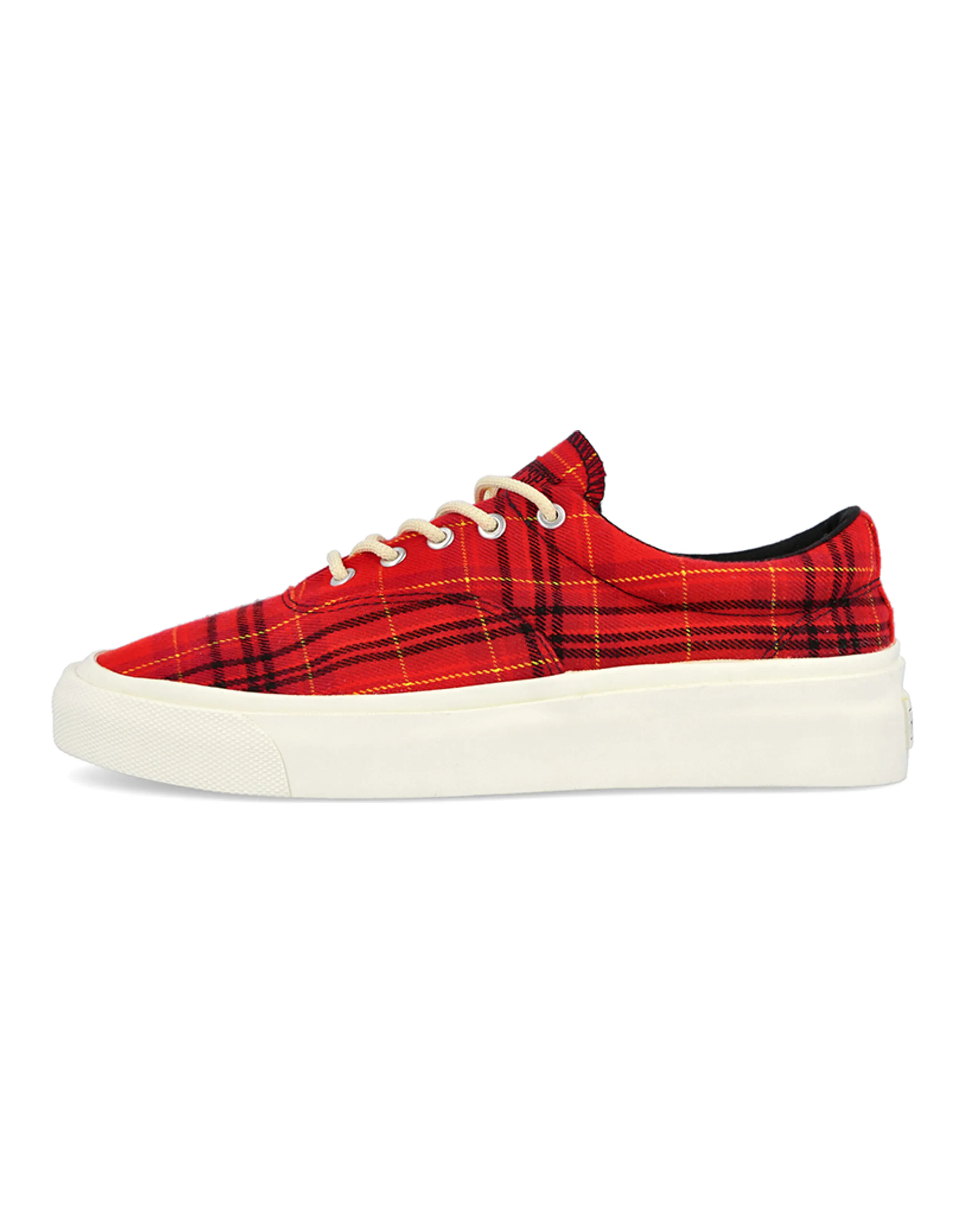 Skid Grip Converse Low 'Twisted Plaid Haute Red'