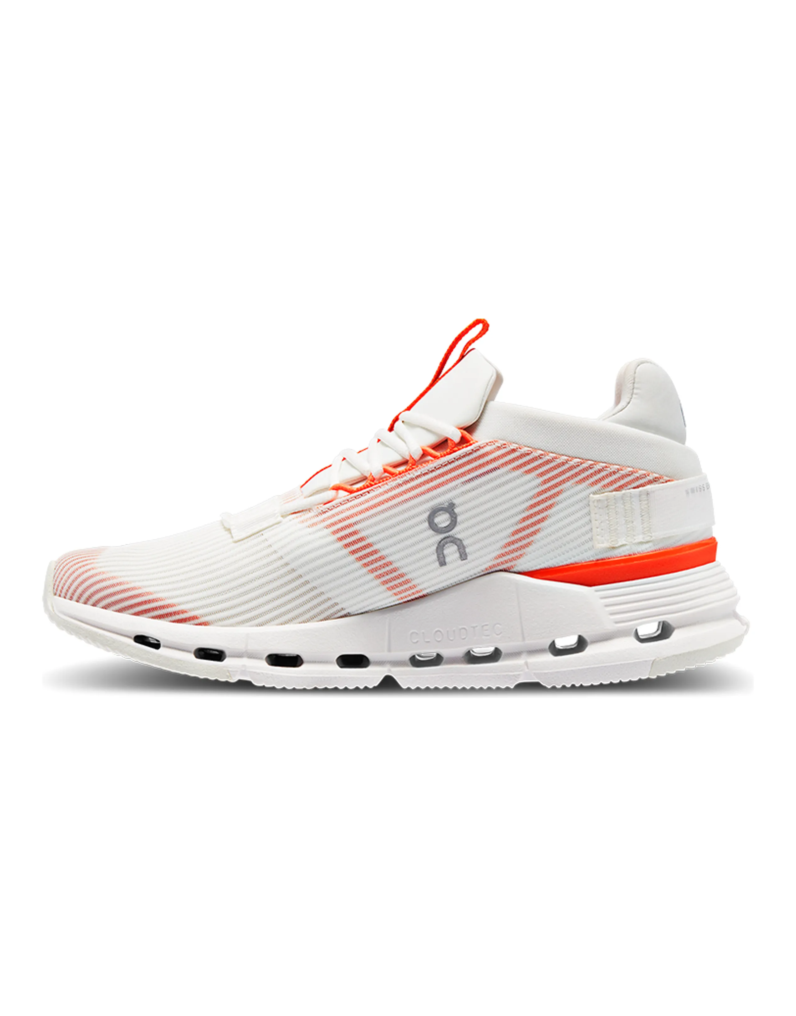 On Running Cloudnova Void Undyed White Flame Women's