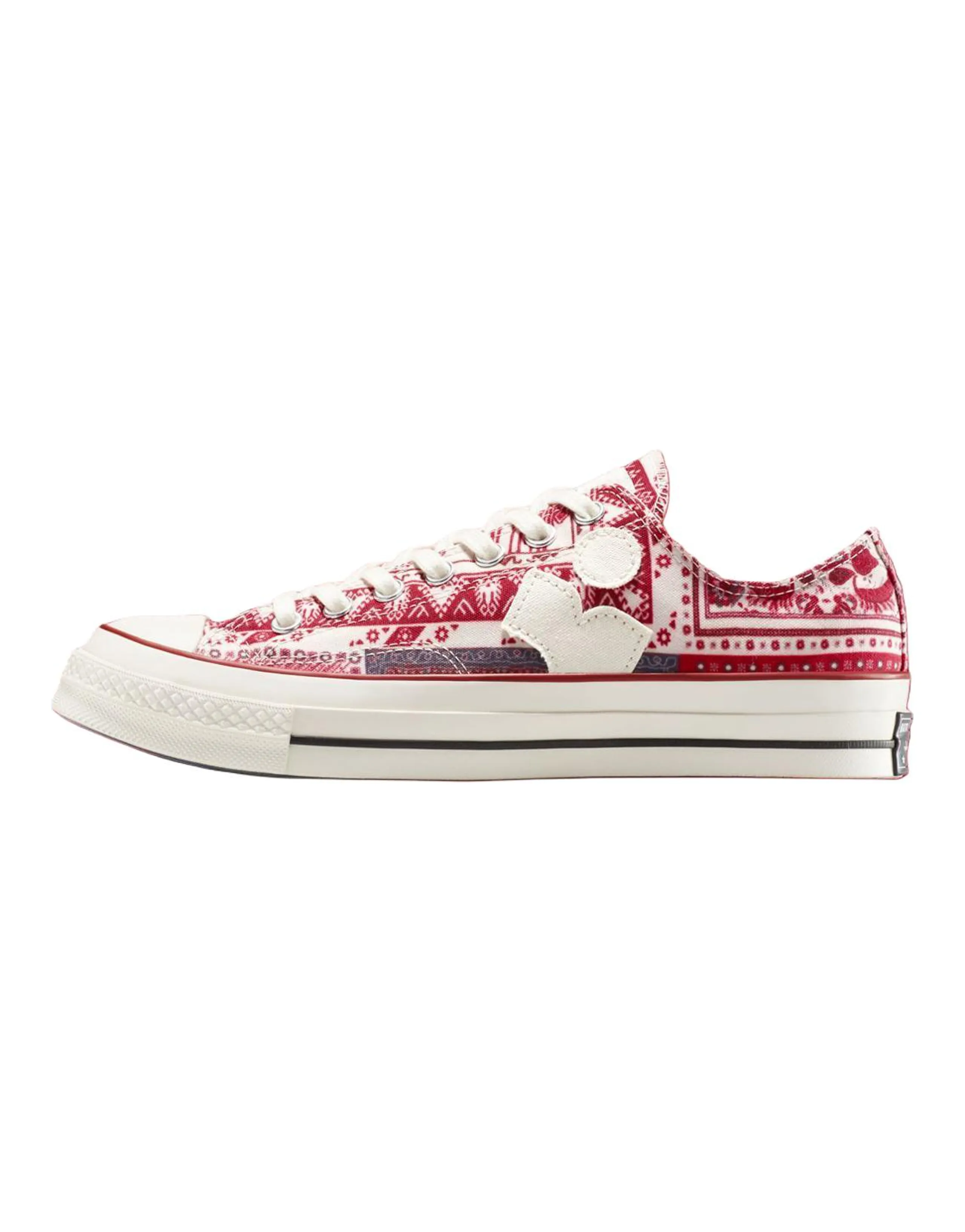 ISABEL MARANT x Converse Chuck 70 Ox Comfortable Versatile Wear-Resistant Low-Top Canvas Shoes Unisex Beige Red