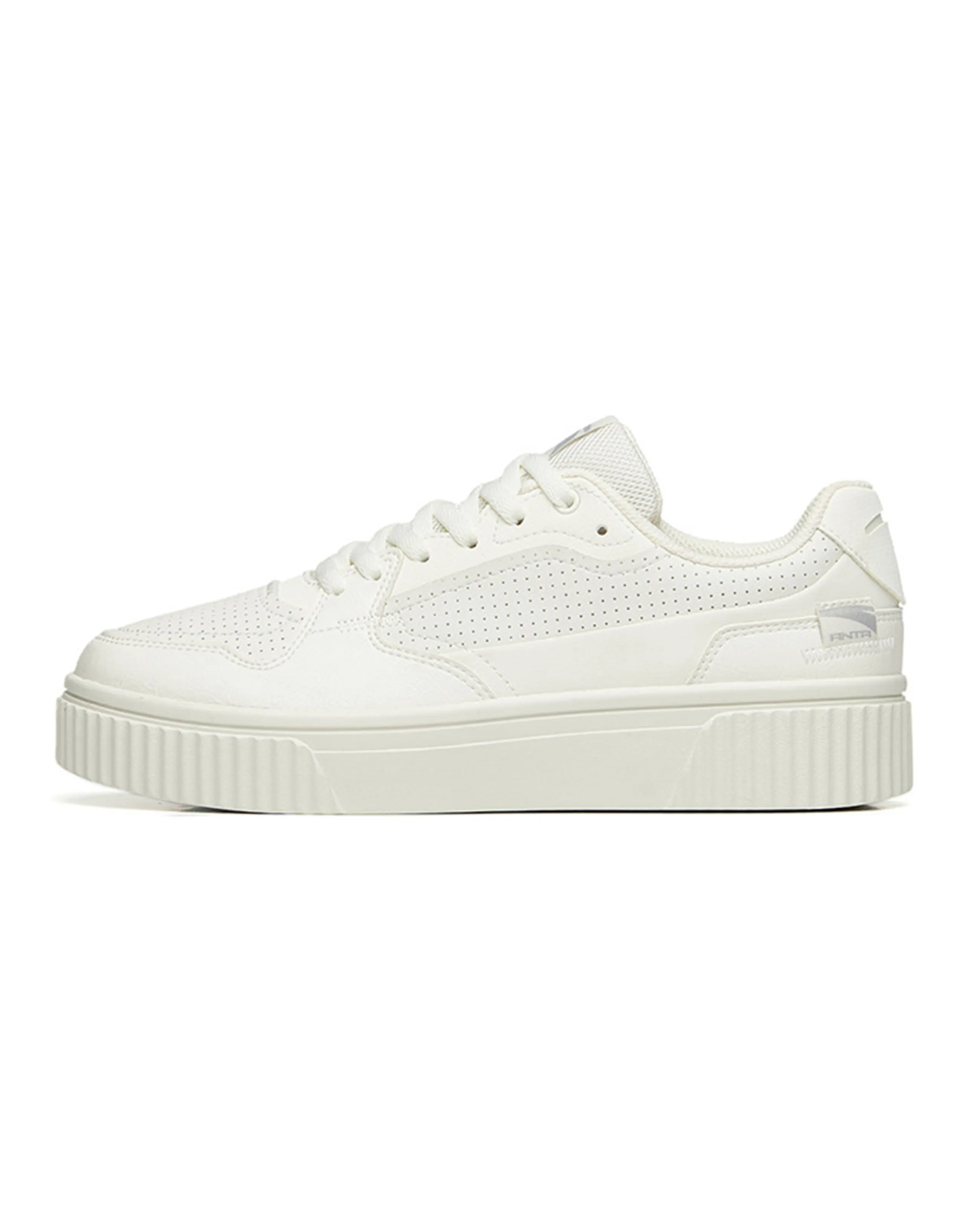 Anta Life Series Low-Top Skate Shoes Women's Ivory White