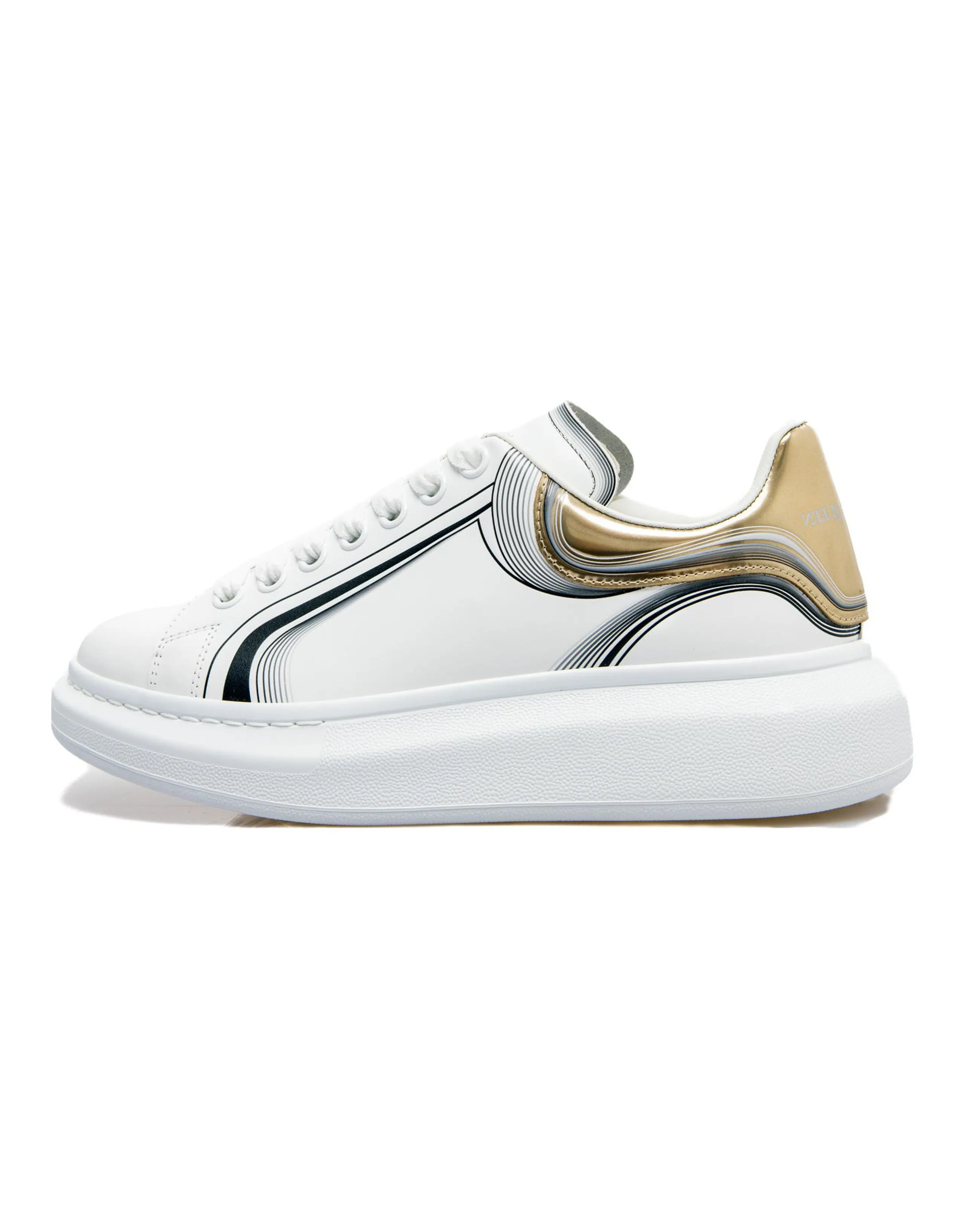 Alexander McQueen Oversized White Silver