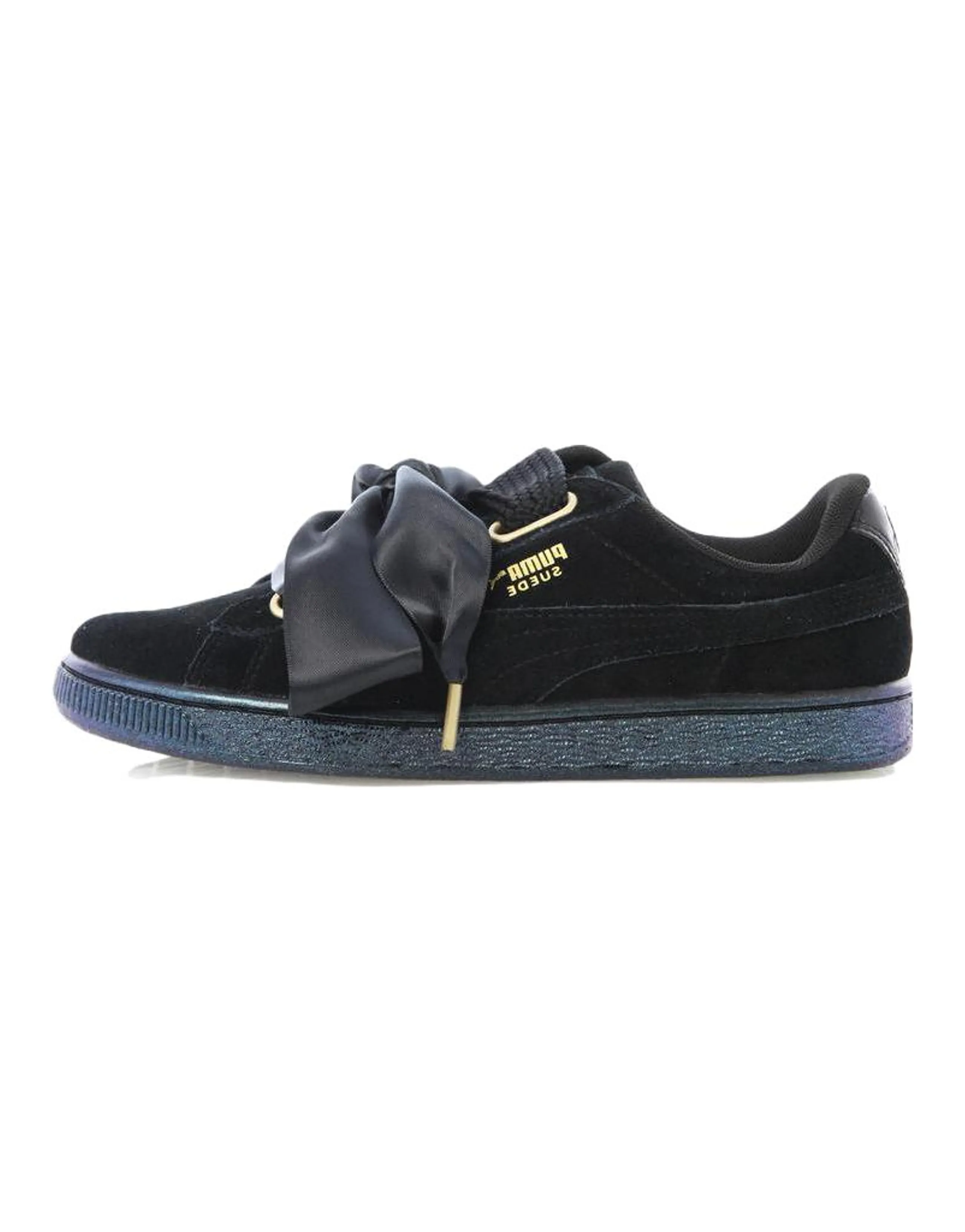 PUMA Suede Heart Satin Black