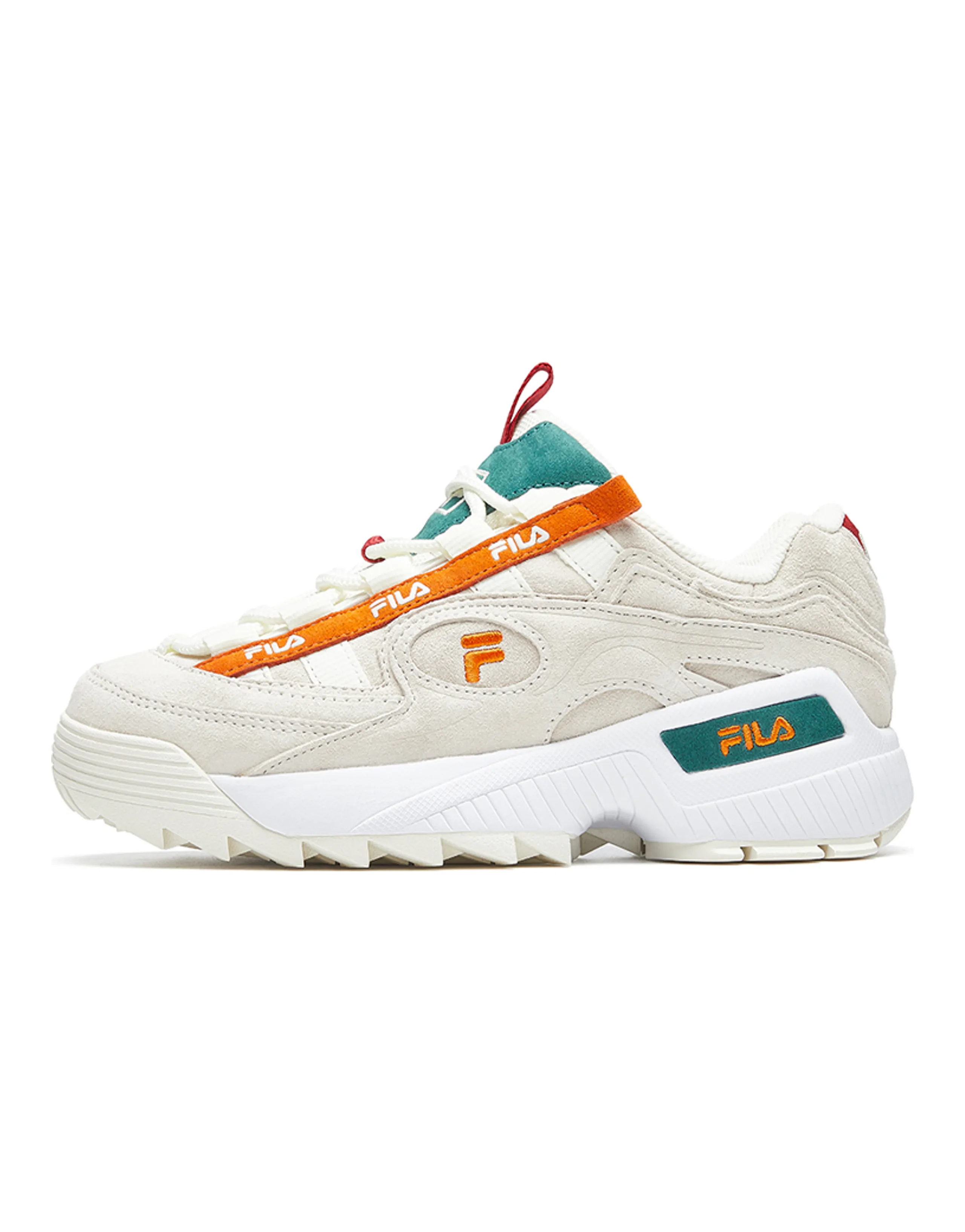 FILA D Formation Daddy Shoes Green/Orange/White Women's