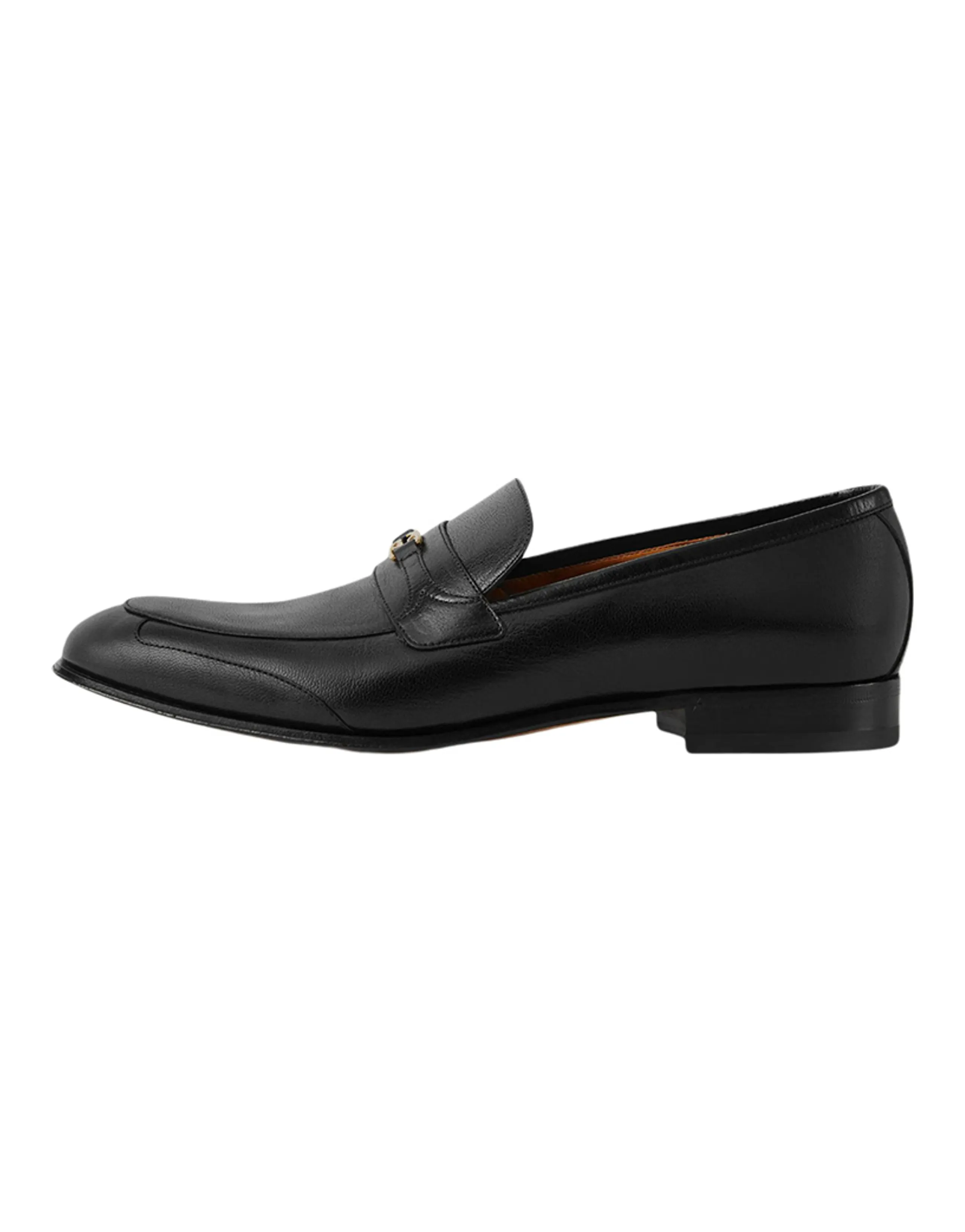 GUCCI Interlocking Casual Loafers Shoes Men's Black