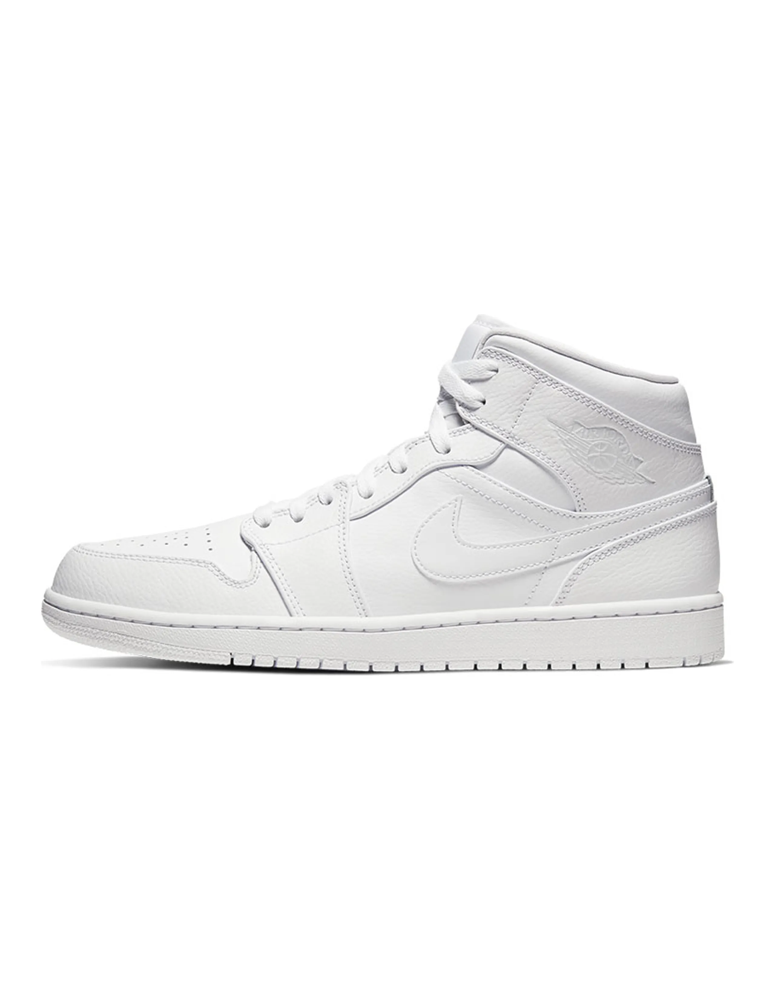 JORDAN 1 Mid Triple White 2020