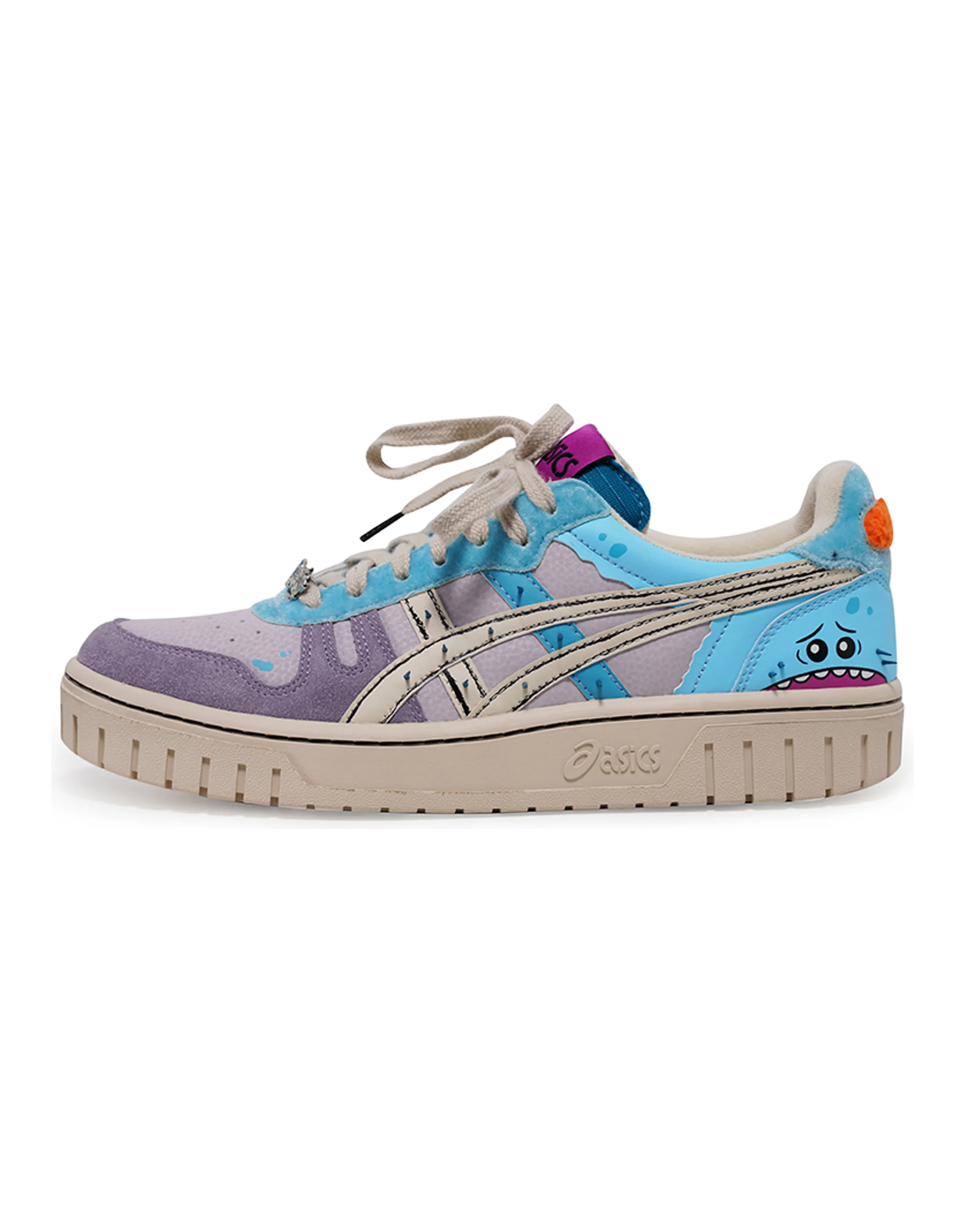 Asics Rick And Morty X Asics Court MZ Unisex Sneakers Blue/Purple