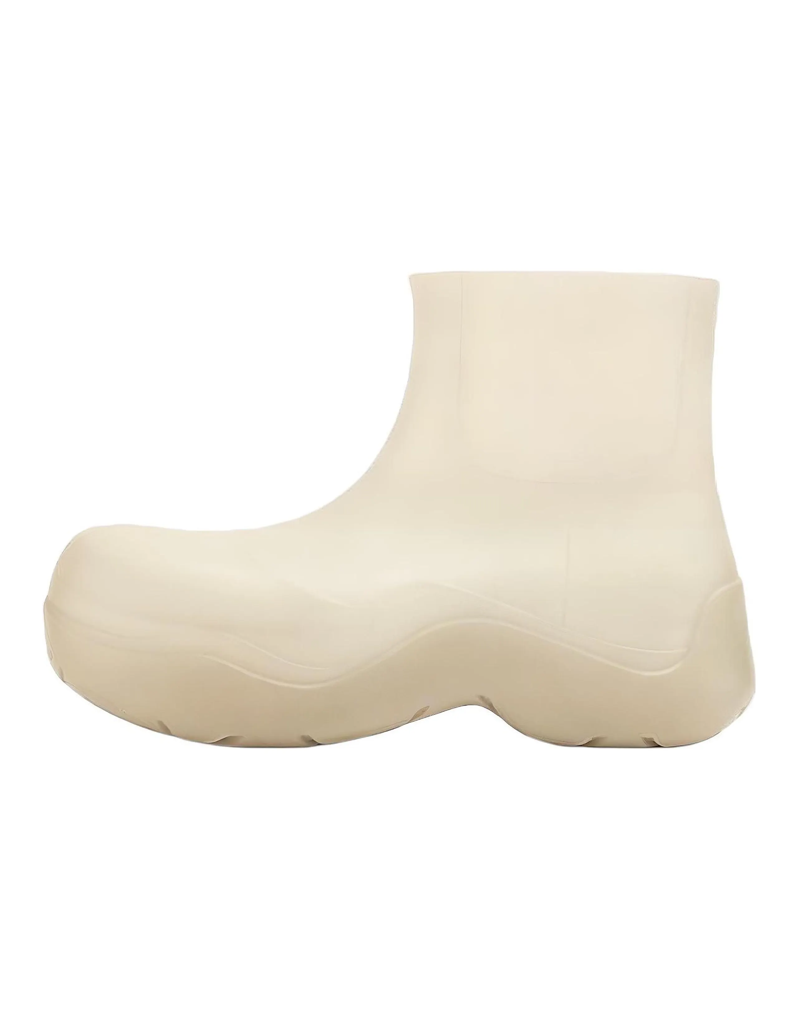Bottega Veneta Puddle Rain Boots Ankle Boots Men's White
