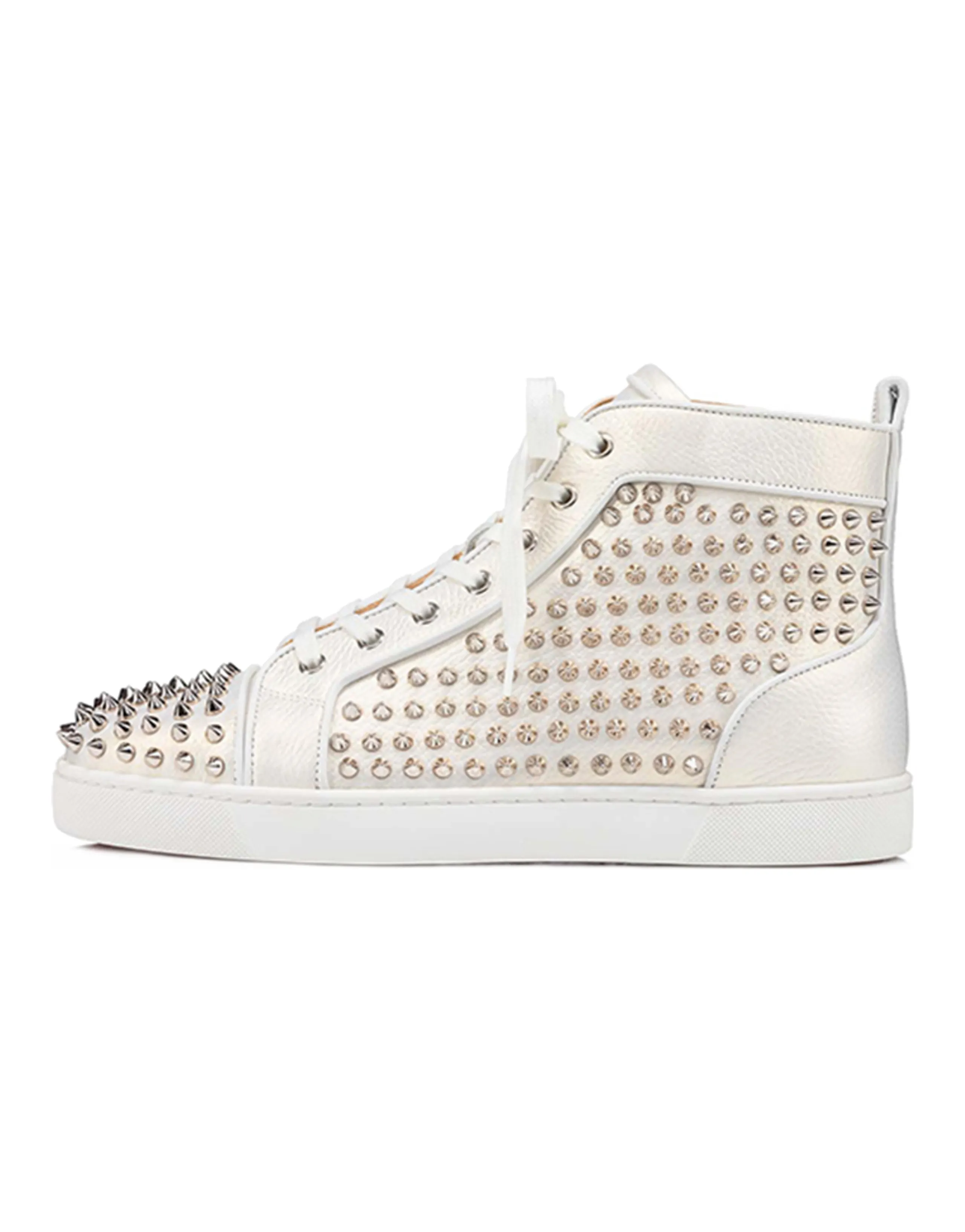 CL LUBOTING High-Top Stylish Skateboarding Shoes Men's White