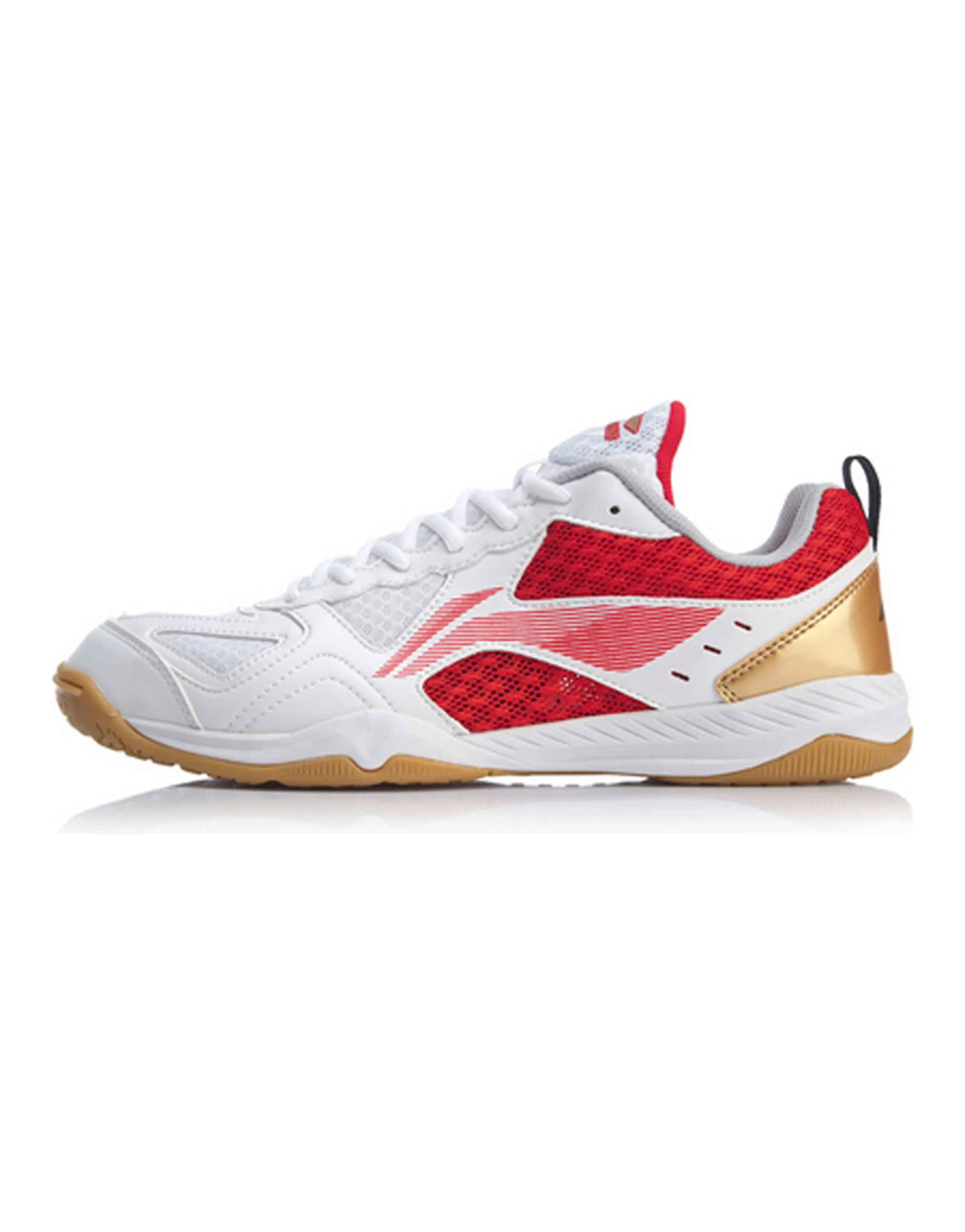 LINING Men's Table Tennis Training Shoes - White/Red