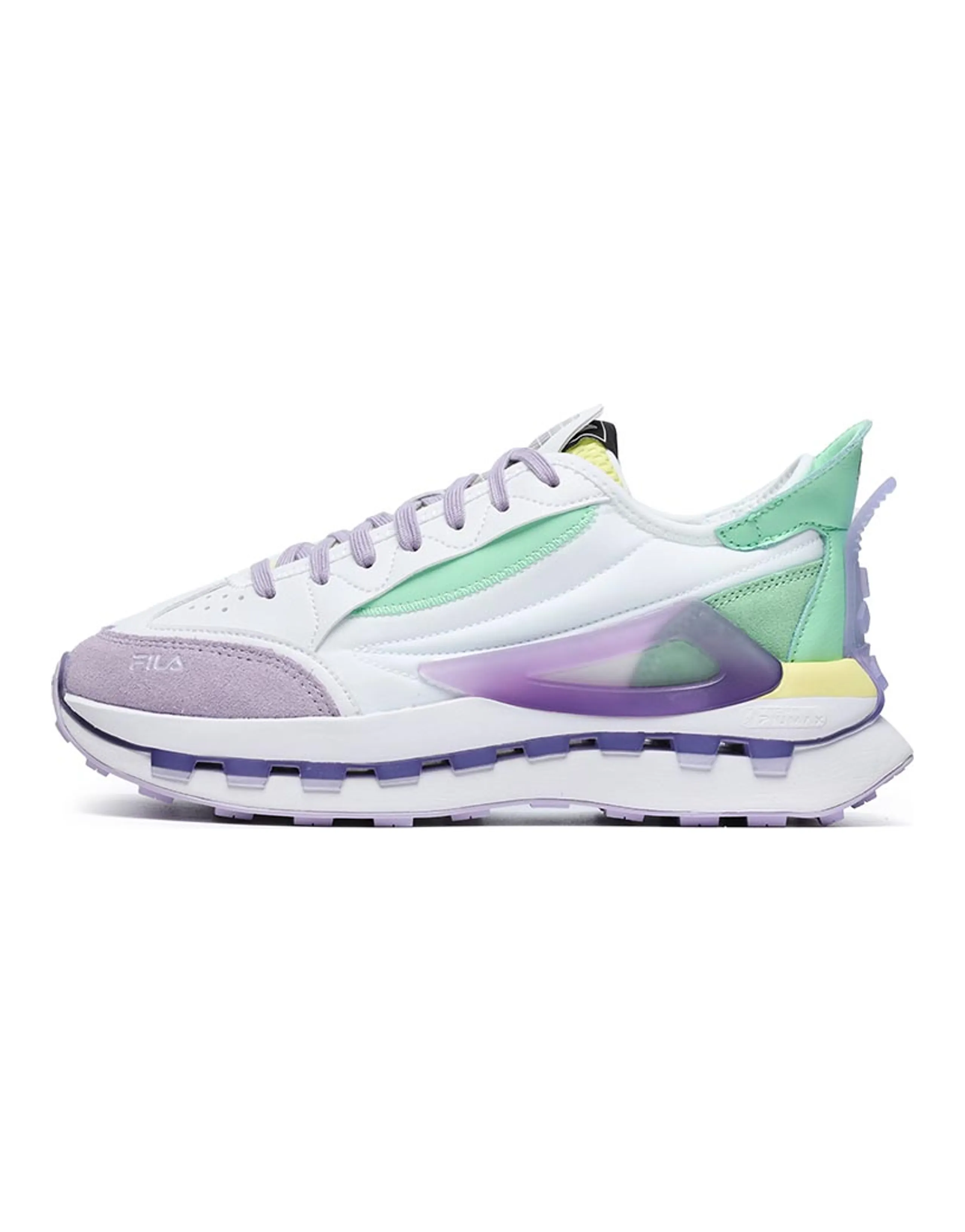 FILA Km Shoes 'White Purple Aqua' Women's