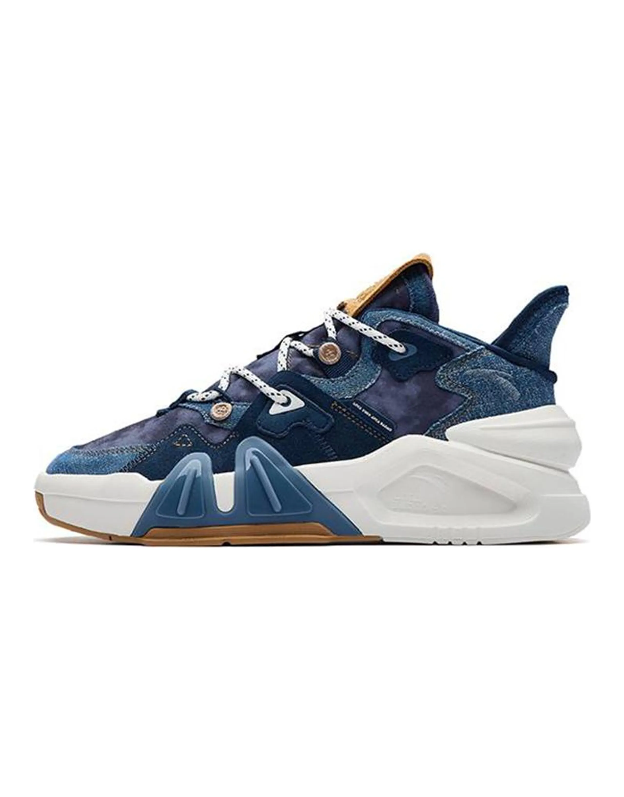 Anta Bastard 4.0 Low-Top Skateboard Shoes Women's Divine Shadow Blue