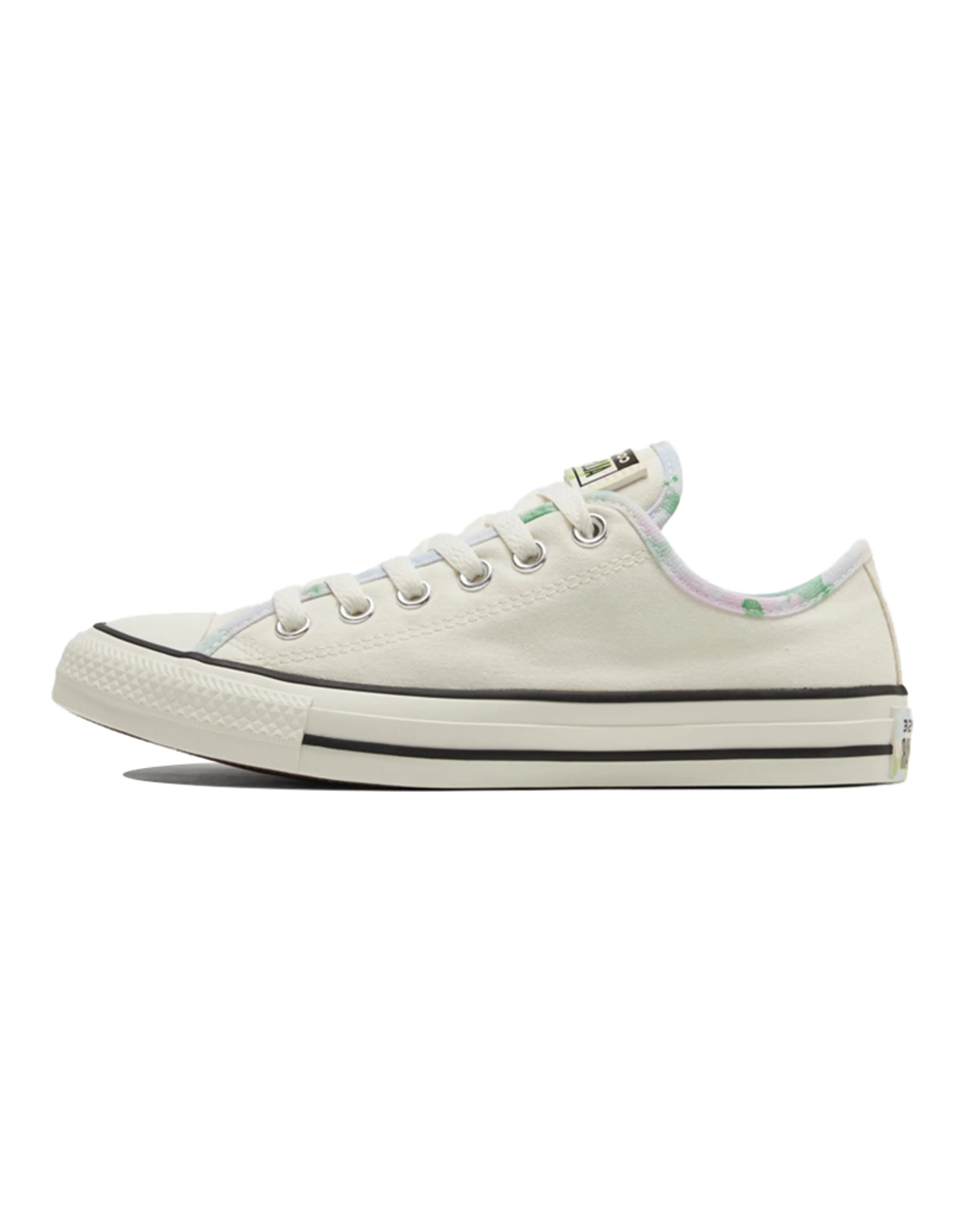 Converse Chuck Taylor All Star Abrasion Resistant Low top Canvas Shoes Women's Beige Multicolor