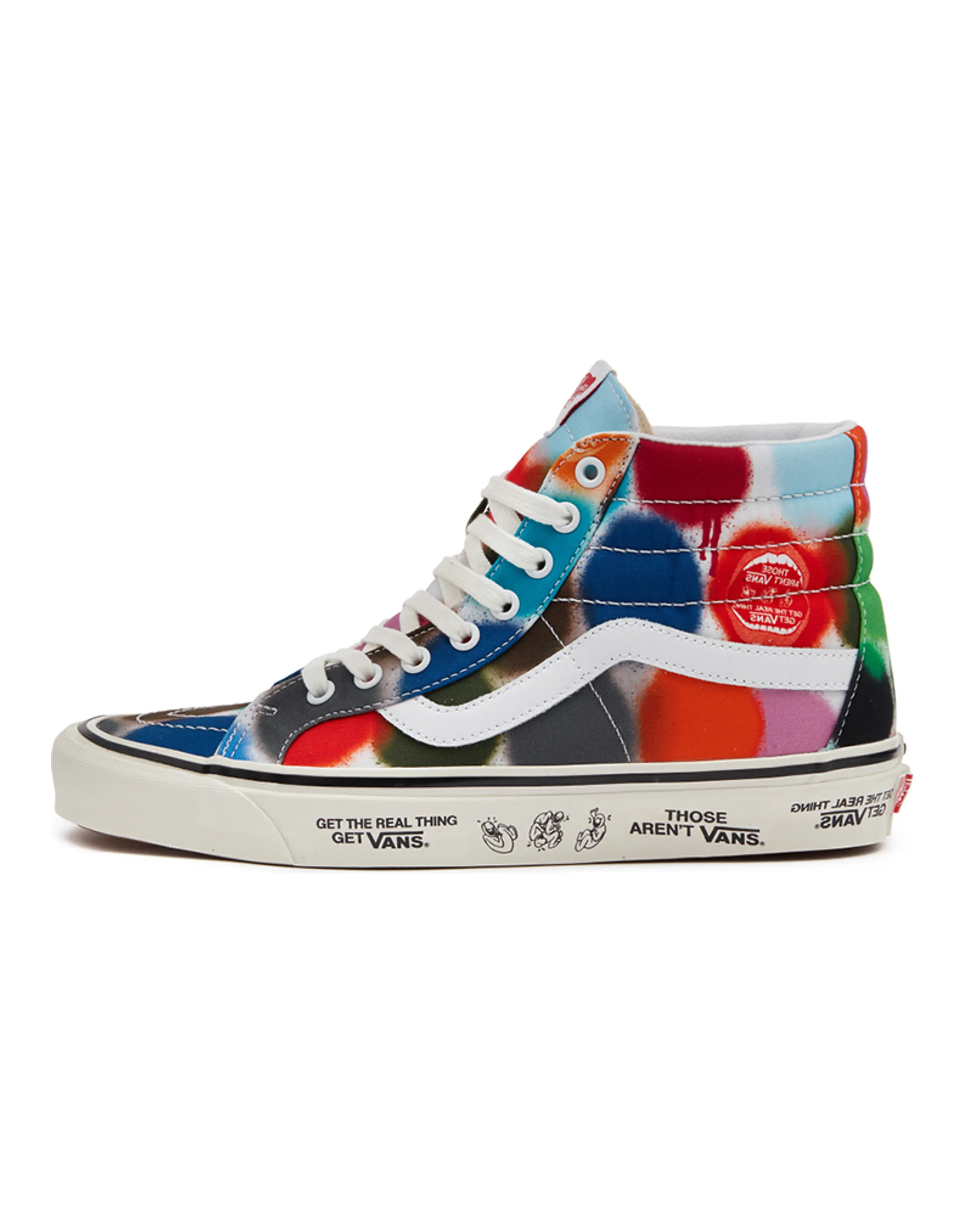 Vans SK8 Hi 38 DX Anaheim Factory Spray Spots/Marshmallow