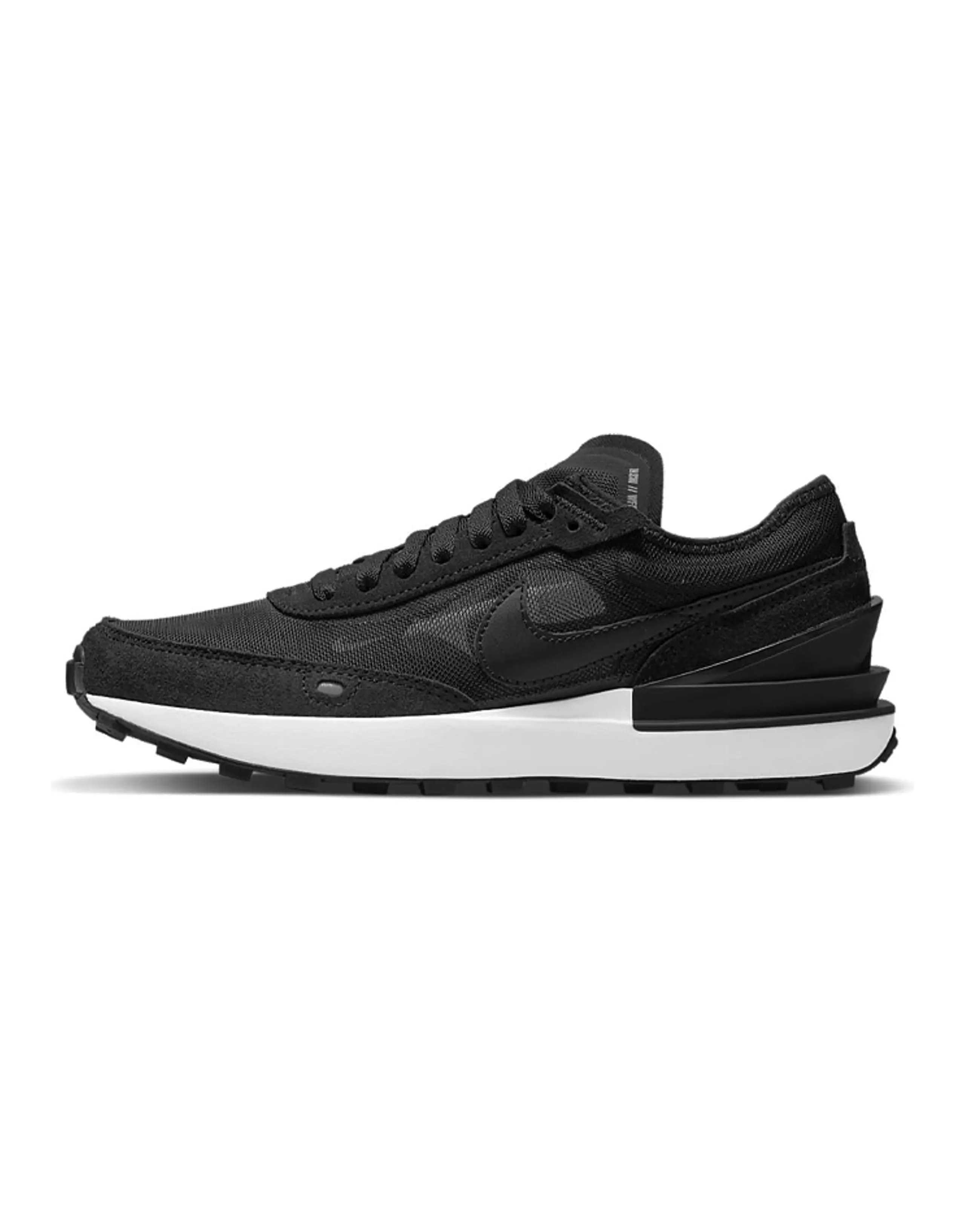 Nike Waffle One Black White Orange Black GS