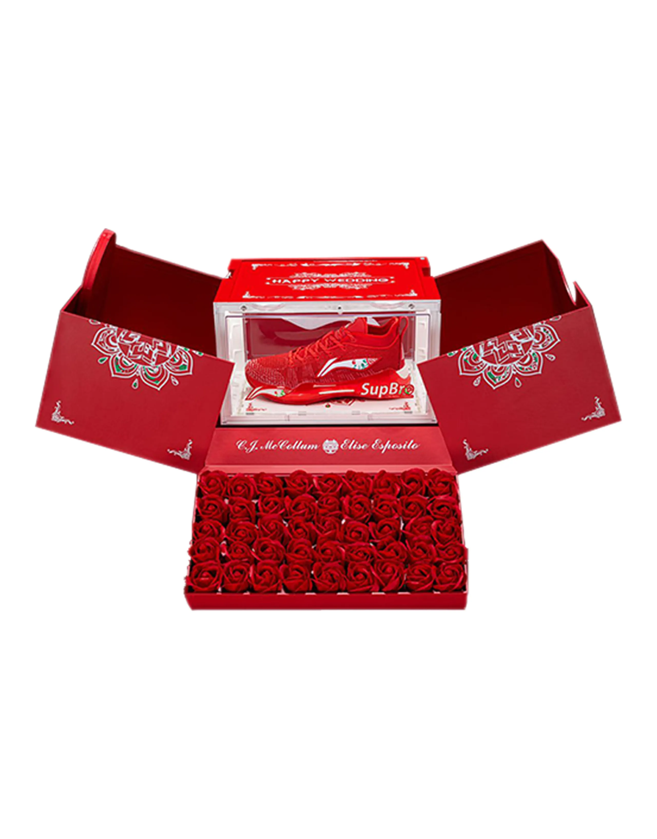 LINING YuShuai 13 Boom Basketball Shoes Men Low-Top Flame Red