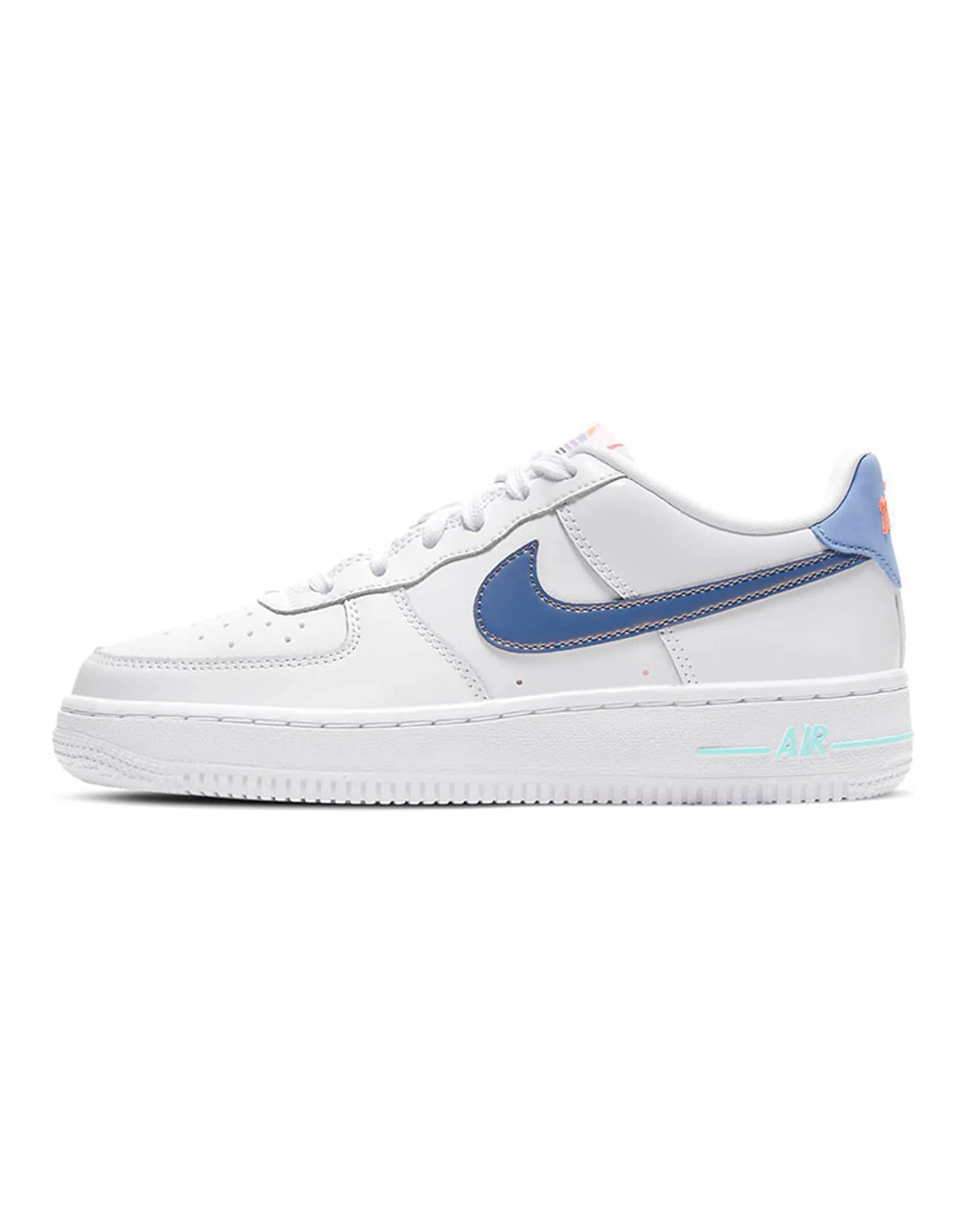 Nike Air Force 1 Low LV8 White Dark Purple GS