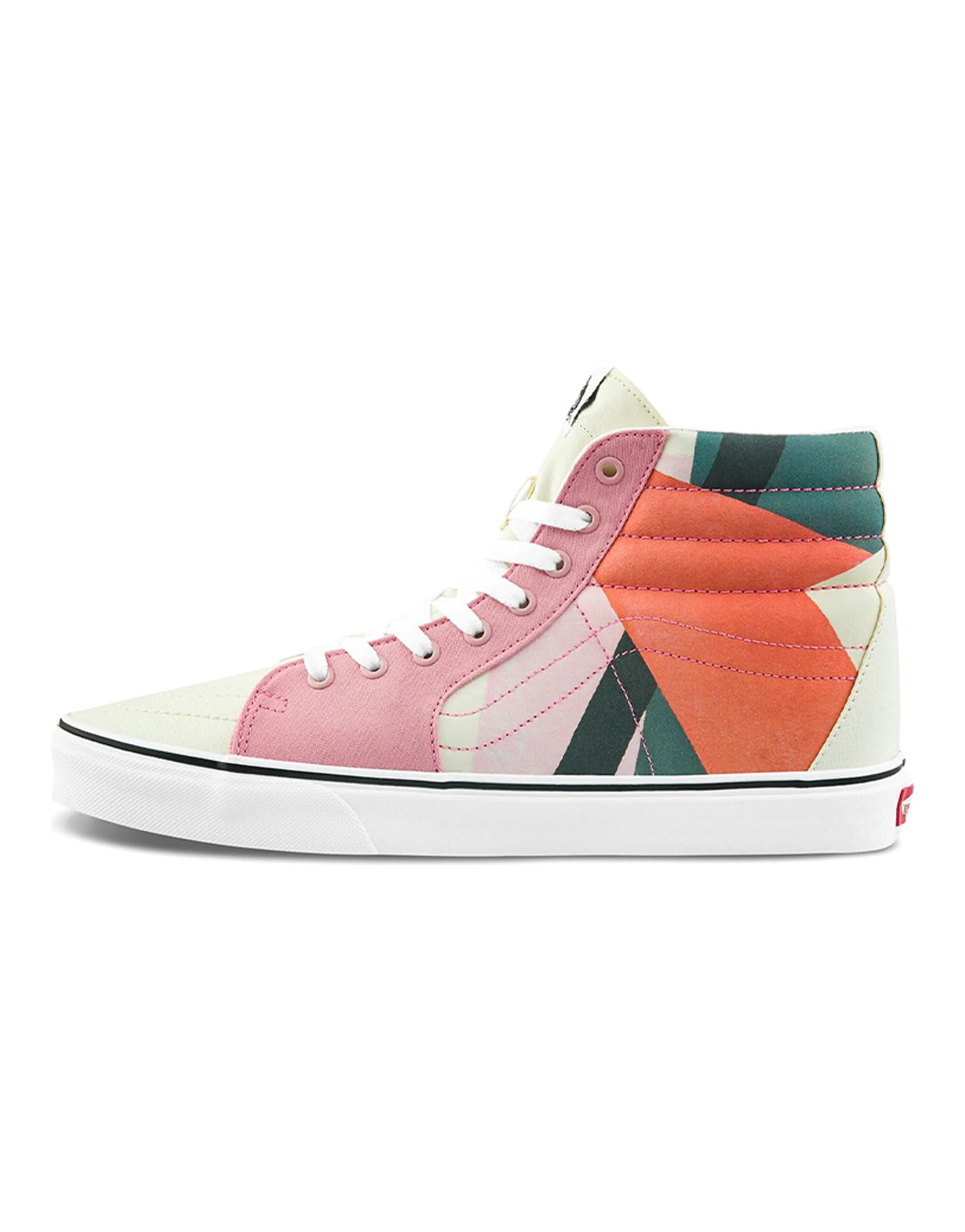 Vans MoMA X SK8 Hi Liubov Popova 'Creamyellow Black Pink'