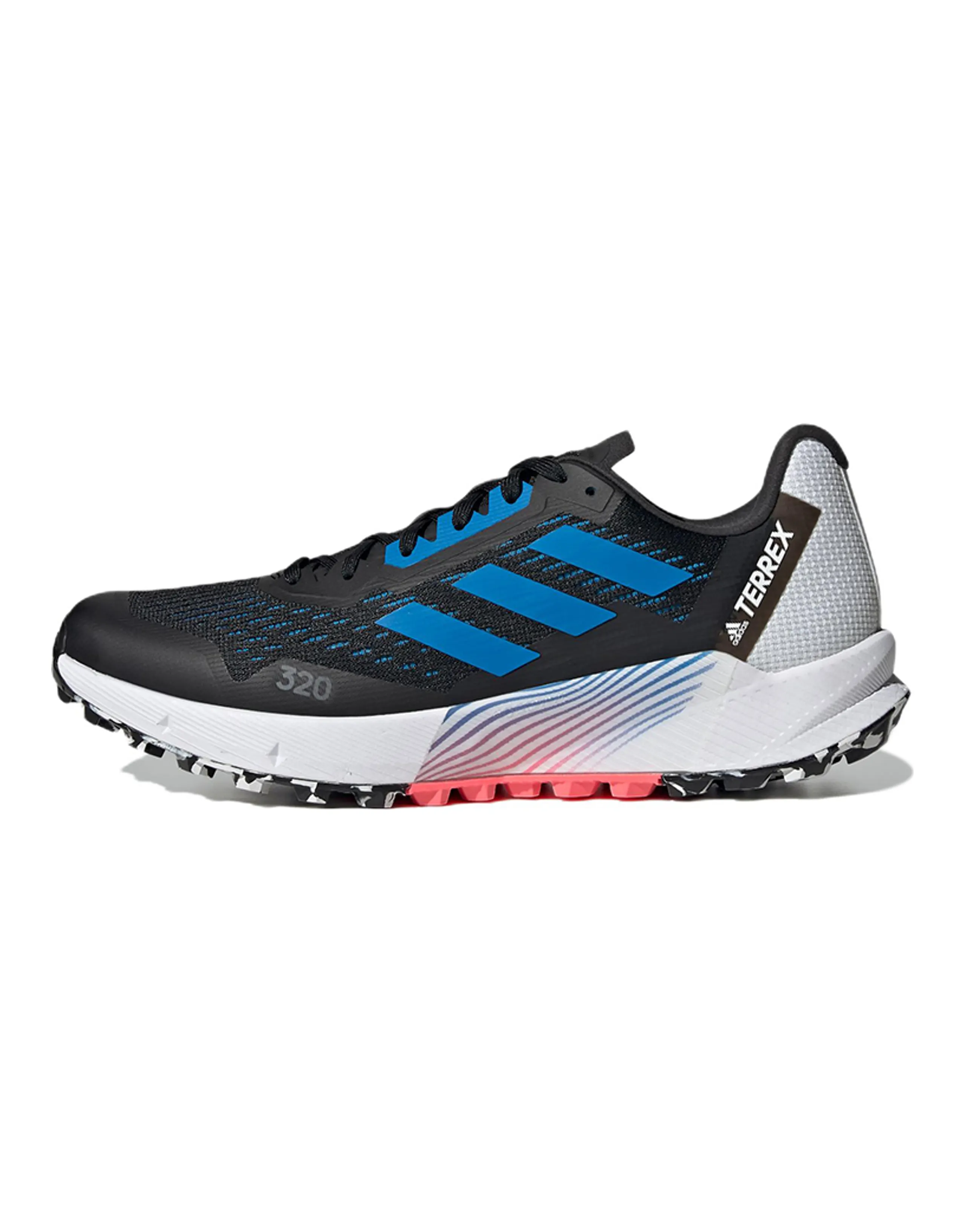 Adidas Terrex Agravic Flow 2 Black Blue Rush Turbo