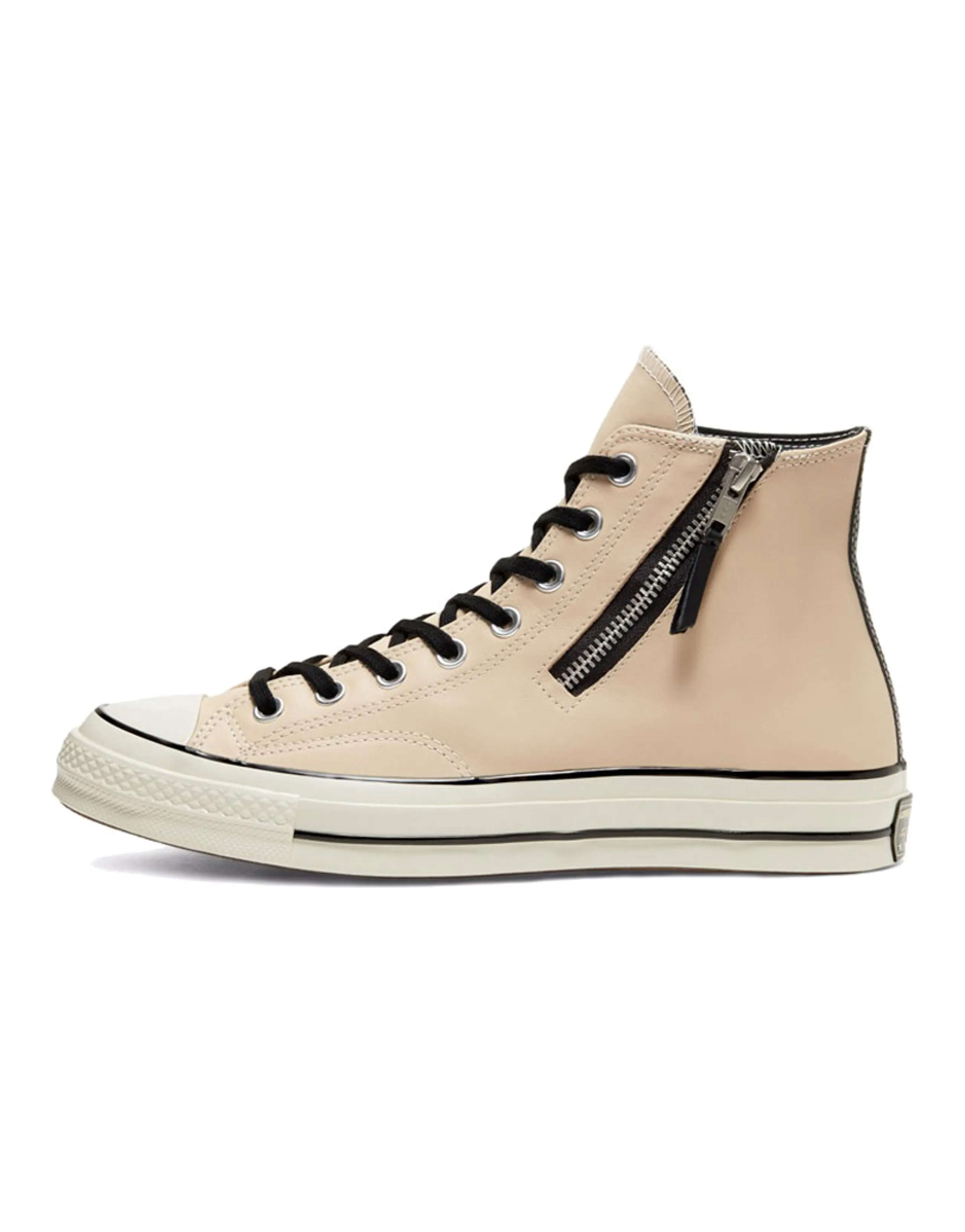 Converse Leather Side Zip Chuck 1970s