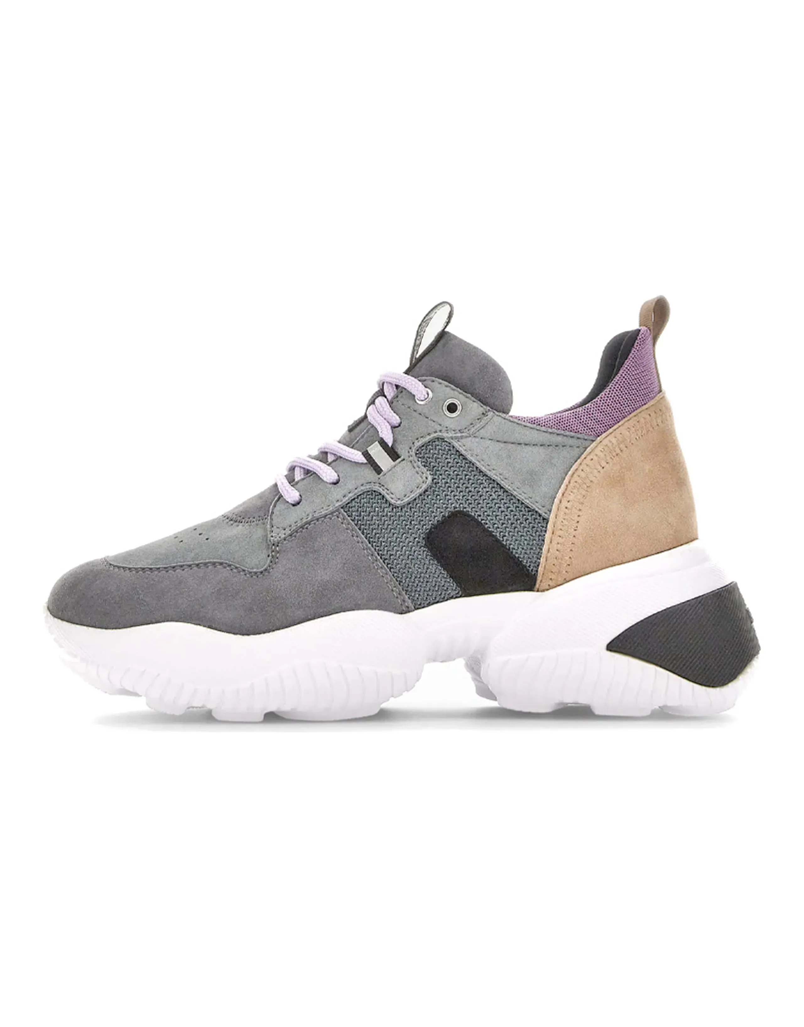 HOGAN Interaction Casual Shoes Women's Low-Top Gray