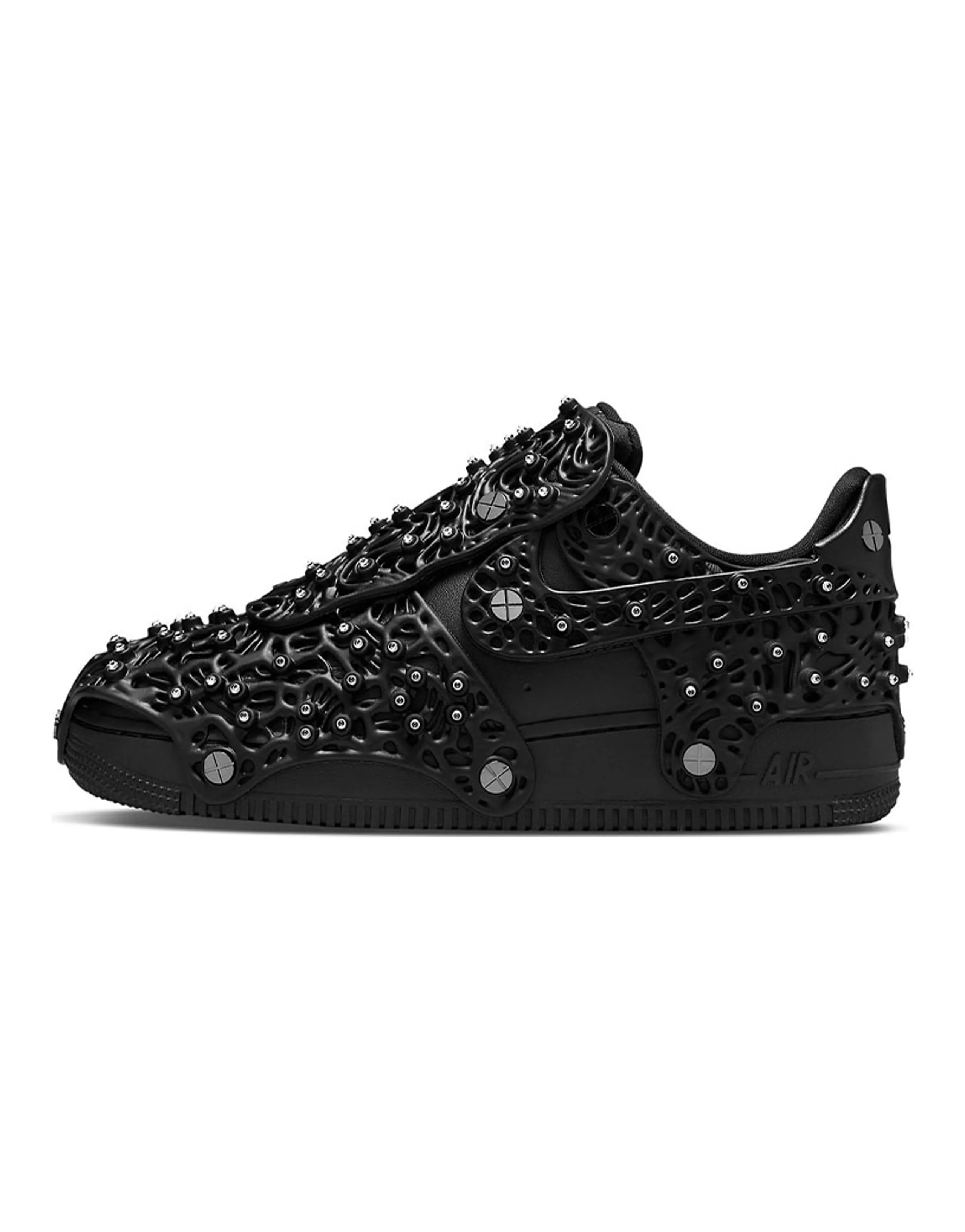 Nike Air Force 1 Low Swarovski Retroreflective Crystals Black Women's