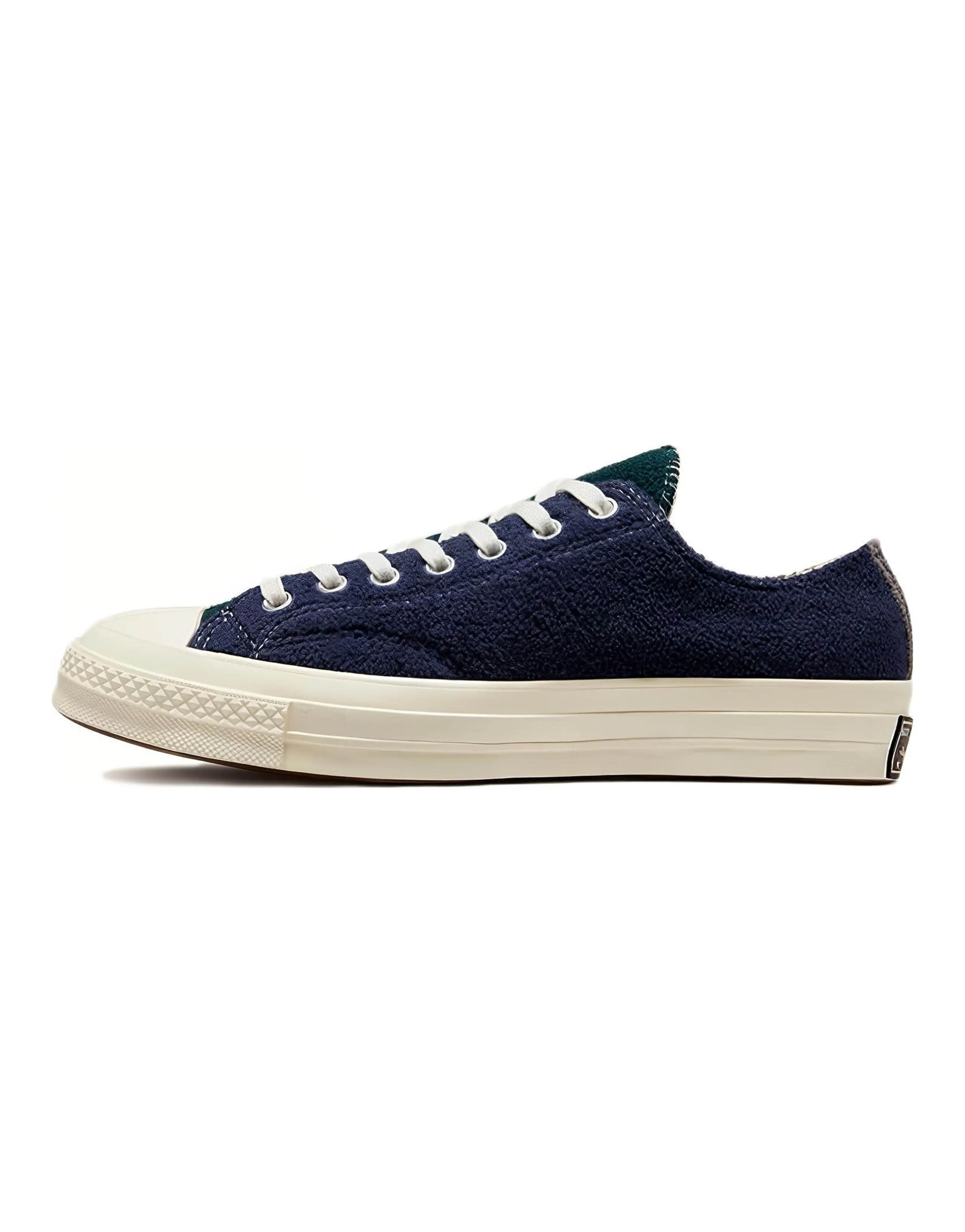 Converse Chuck Taylor All Star 70 Ox Renew Upcycled Fleece Black Blue Green