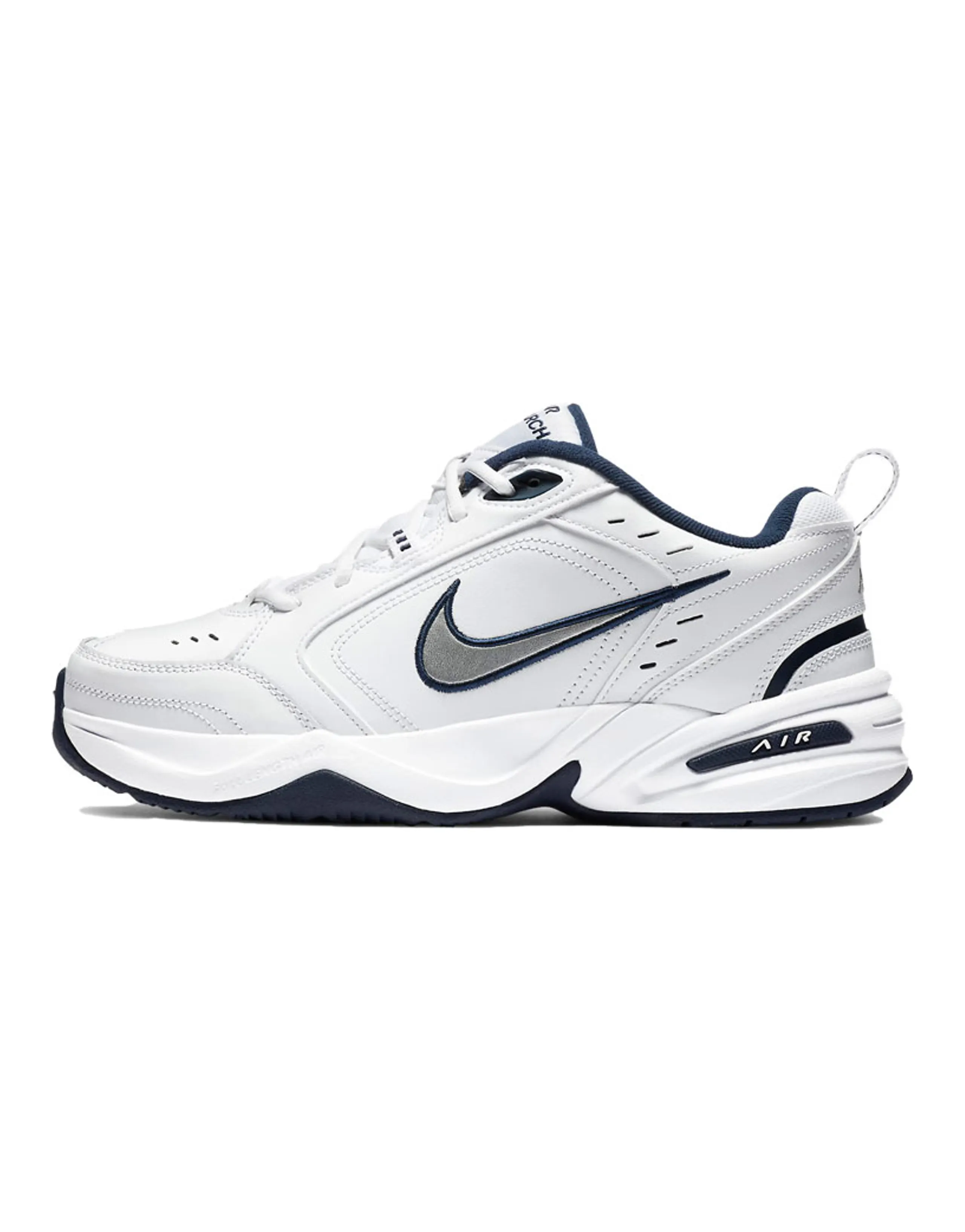 Nike Air Monarch Iv White Navy