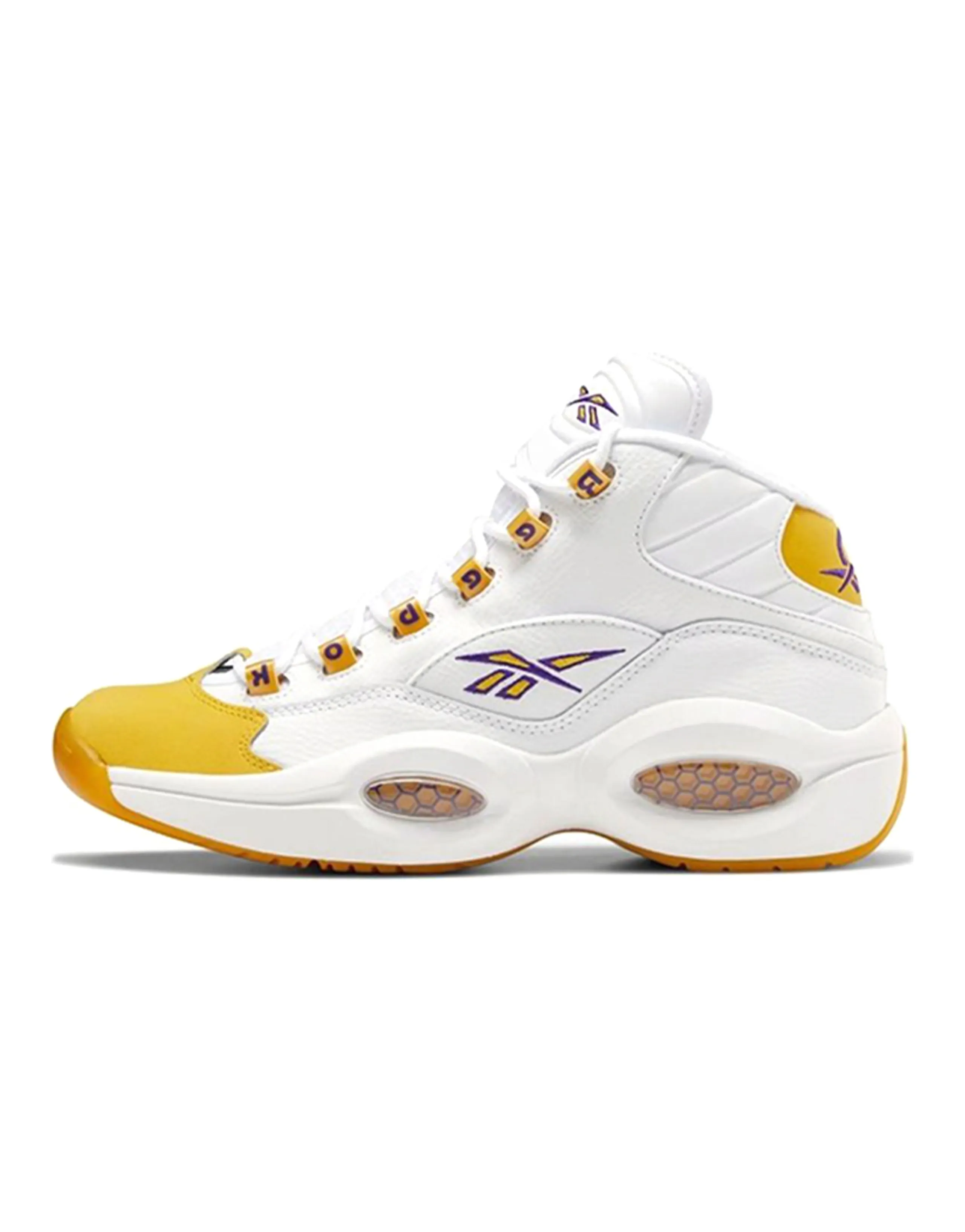 Reebok Question Mid Yellow Toe