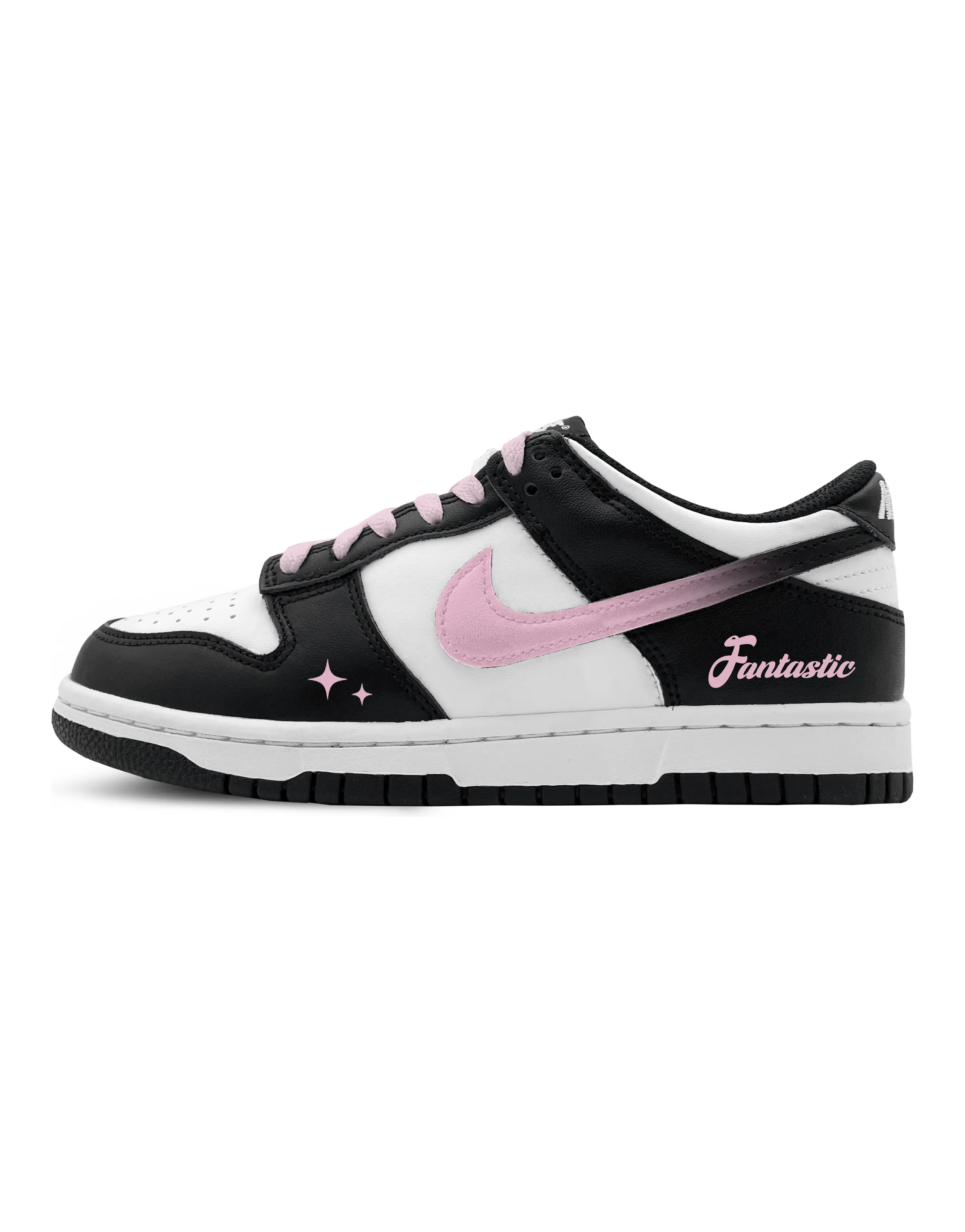 CustomNike Dunk Pink Star Campus Versatile Cute Sweet Low-Top Sneakers Women's