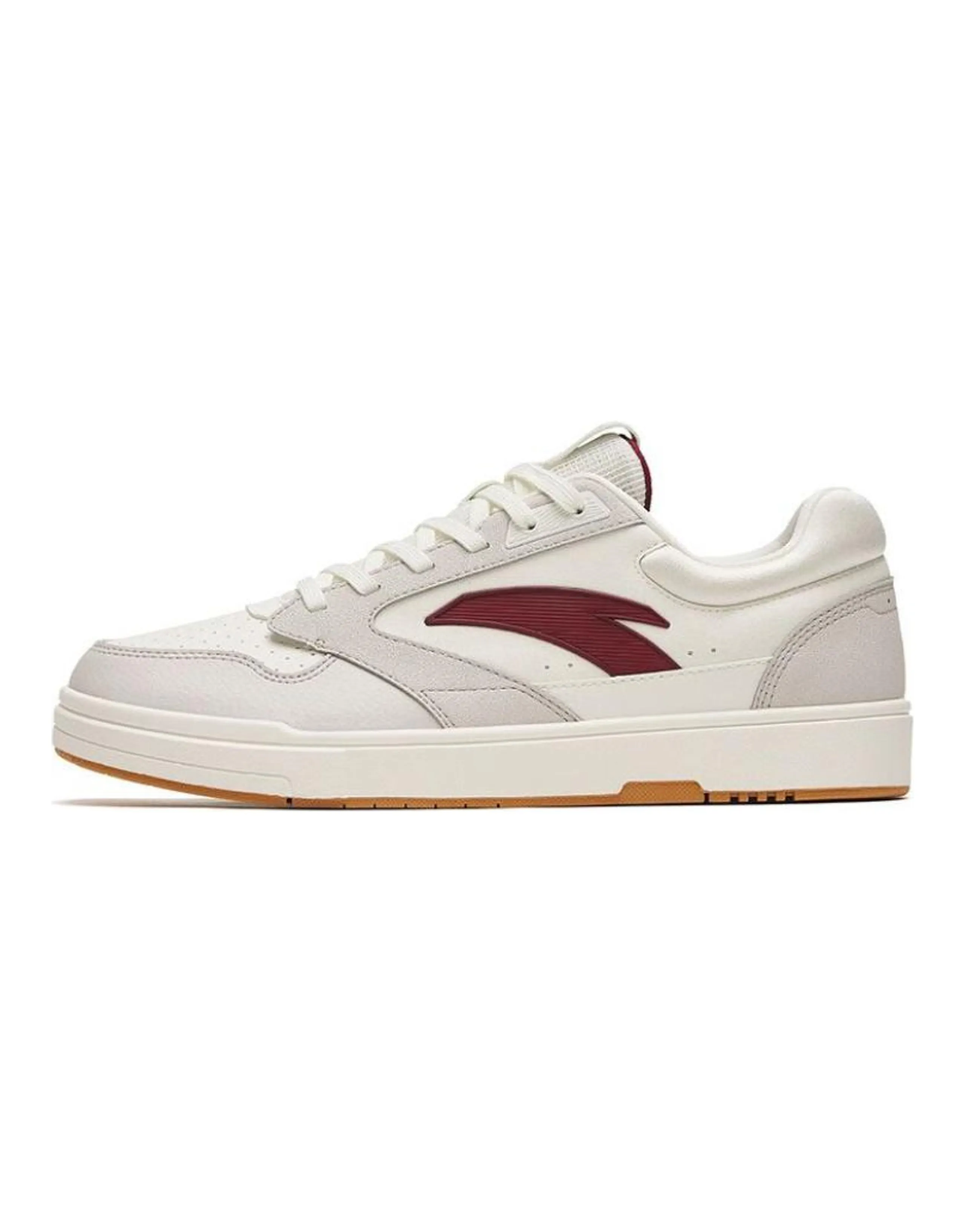 Anta Durable Breathable Low-Top Skateboard Shoes Men's One Gray