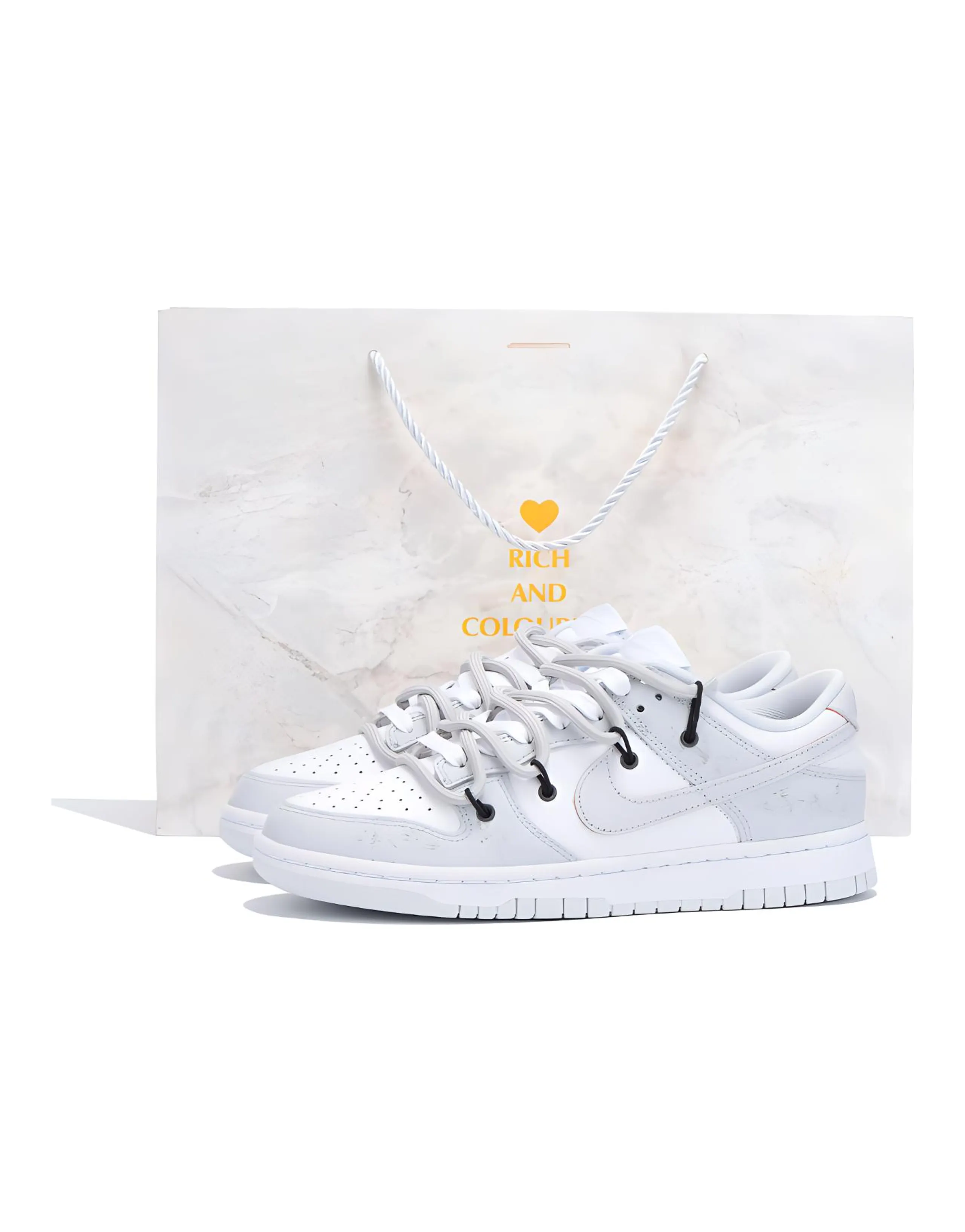 Nike Skateboard Shoes Unisex Low-Top White