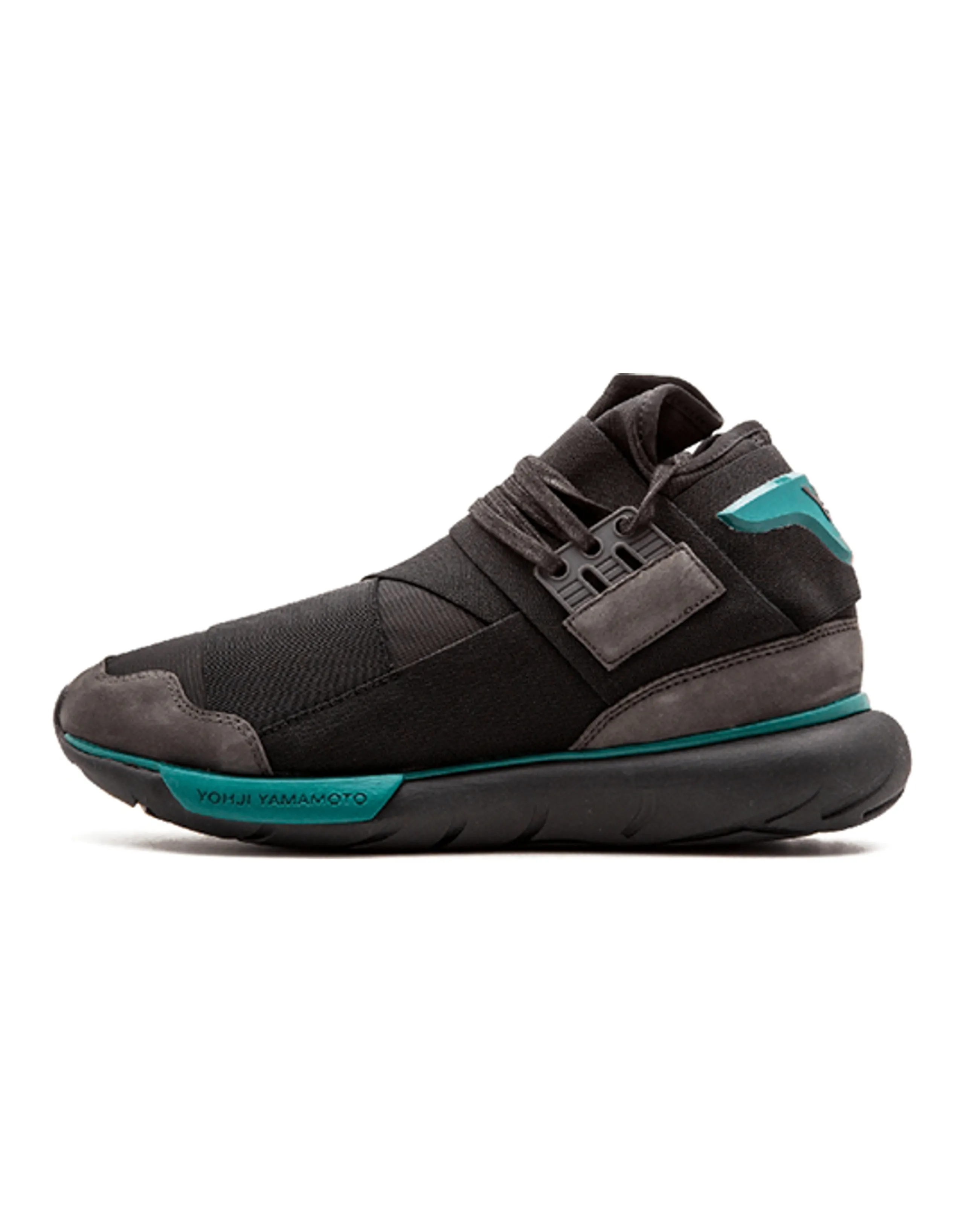 Y 3 Qasa High Charcoal Black