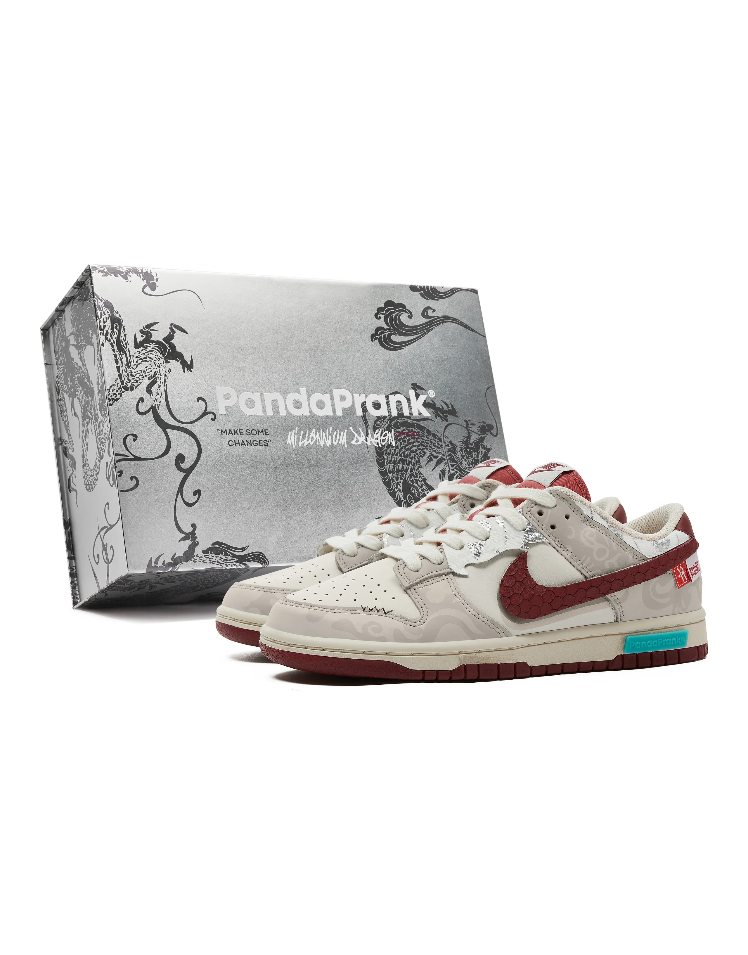 Nike Dunk Casual Shoes Women's Low Top White/Red