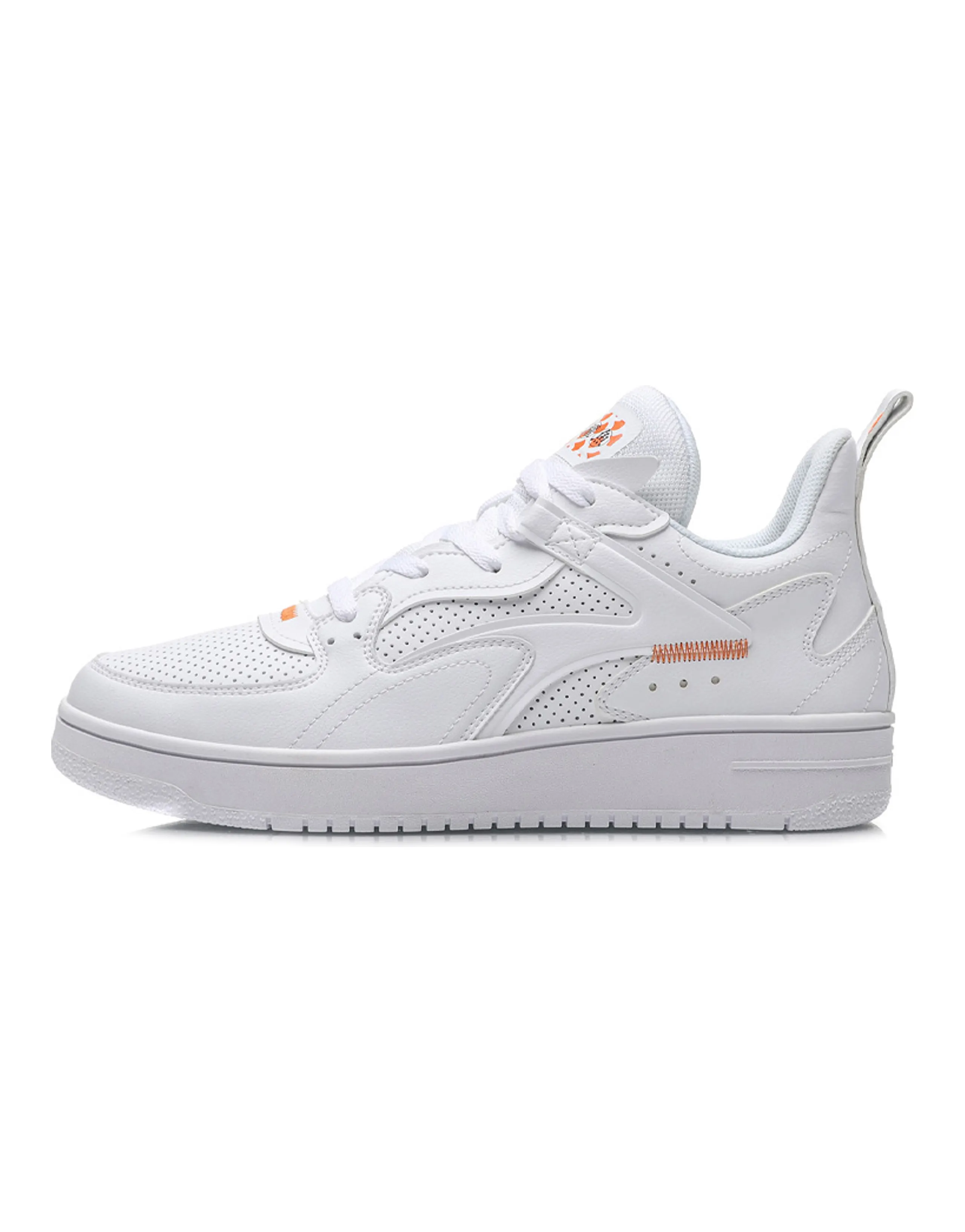 LiNing CF Tracing Collection Mudkip-Nianhua Anti-Slip And Wear-Resistant Lightweight Low-Top Skateboard Shoes White