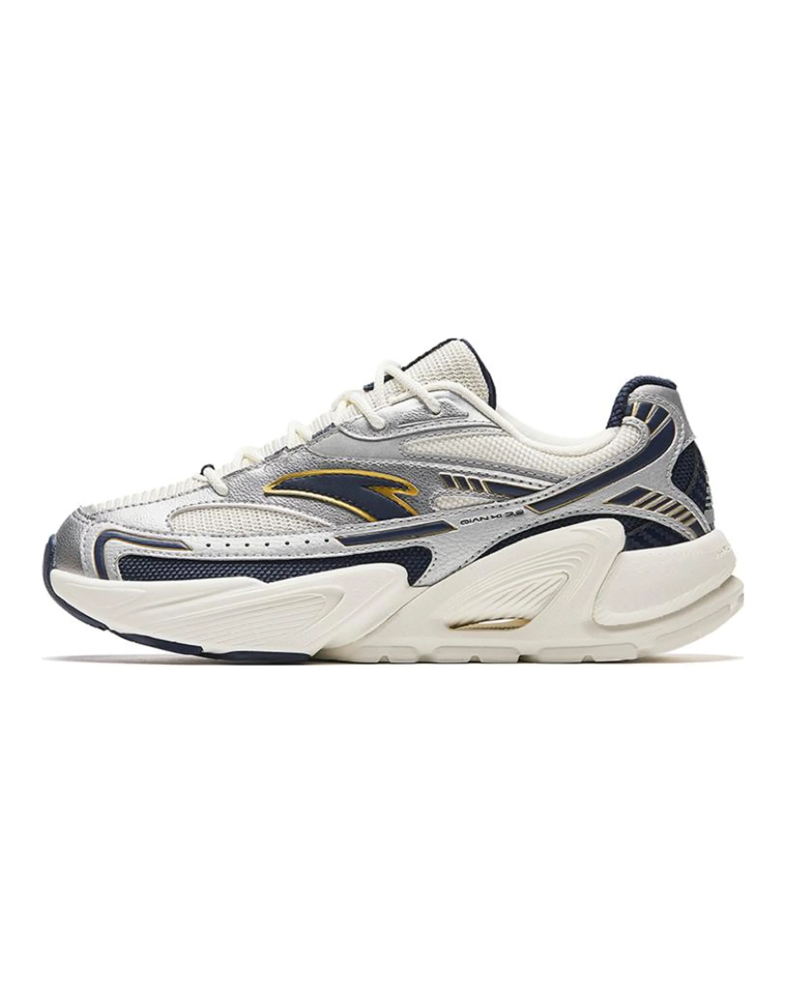 Anta Millennium 6 Breathable Lightweight Low-Top Casual Shoes Women's Gray White