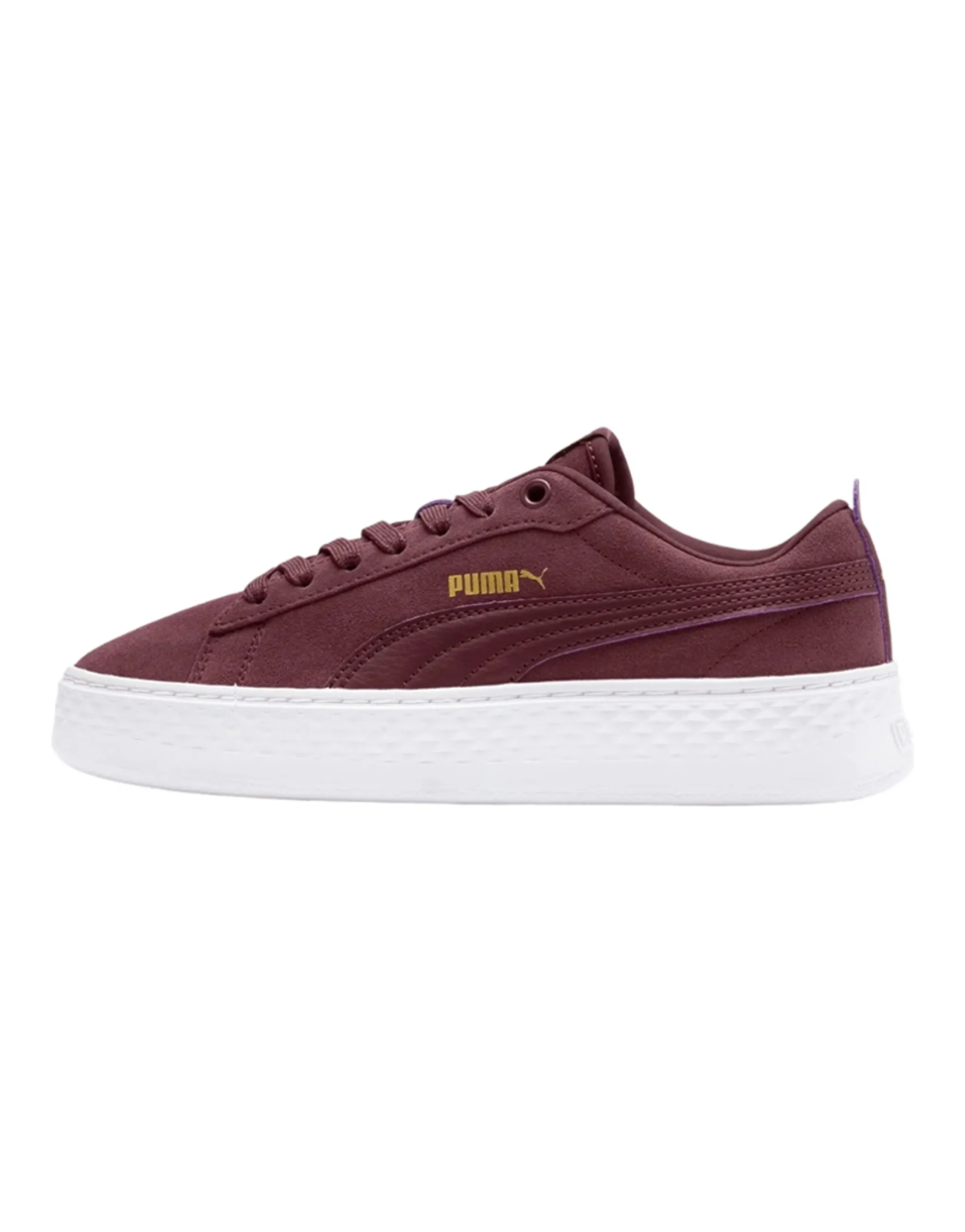 PUMA Smash Platform Sd Casual Board Shoes Red Women's