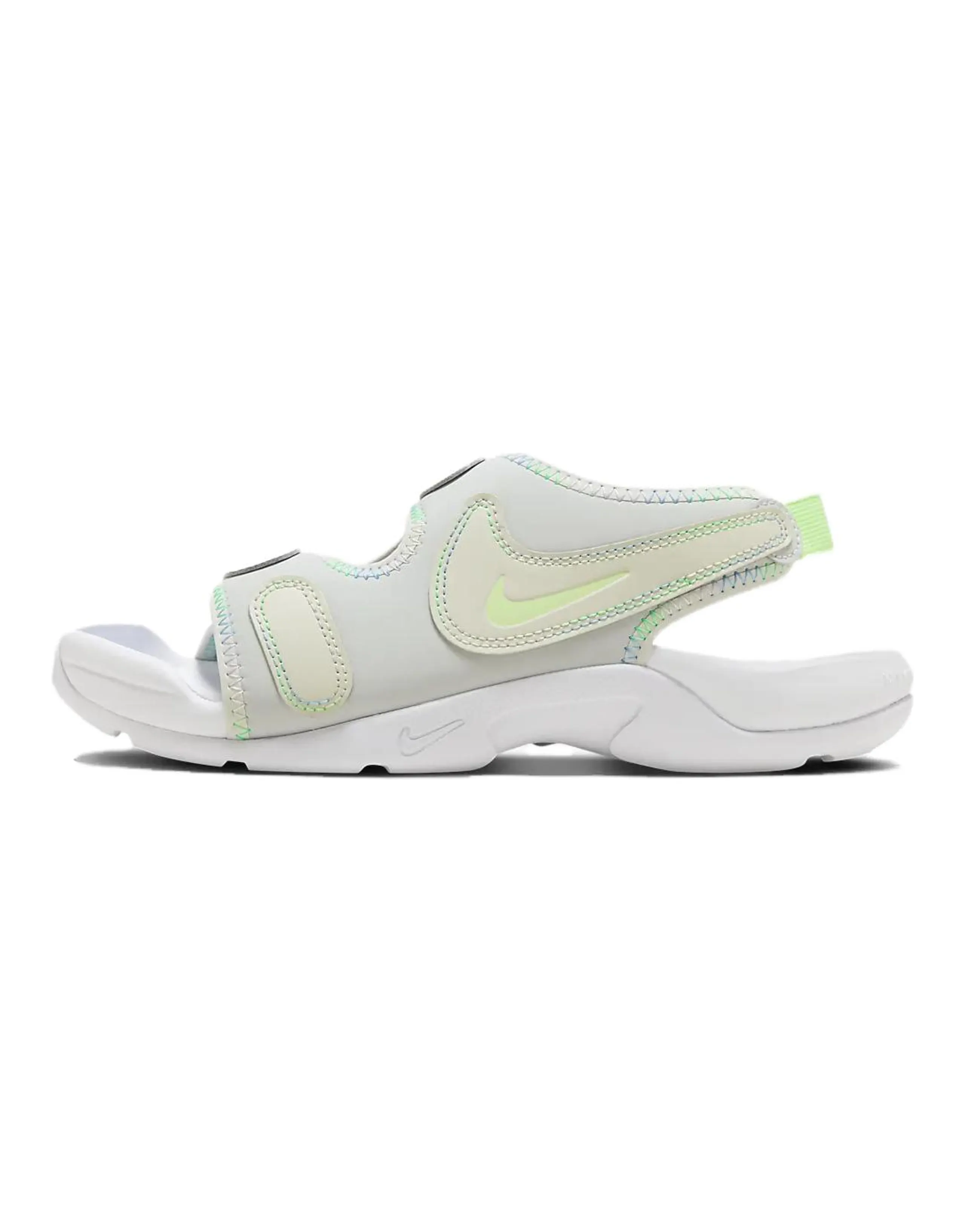 Nike Sunray Adjust 6 Slip-Resistant Breathable Children's Sandals Gray White Green Kids'