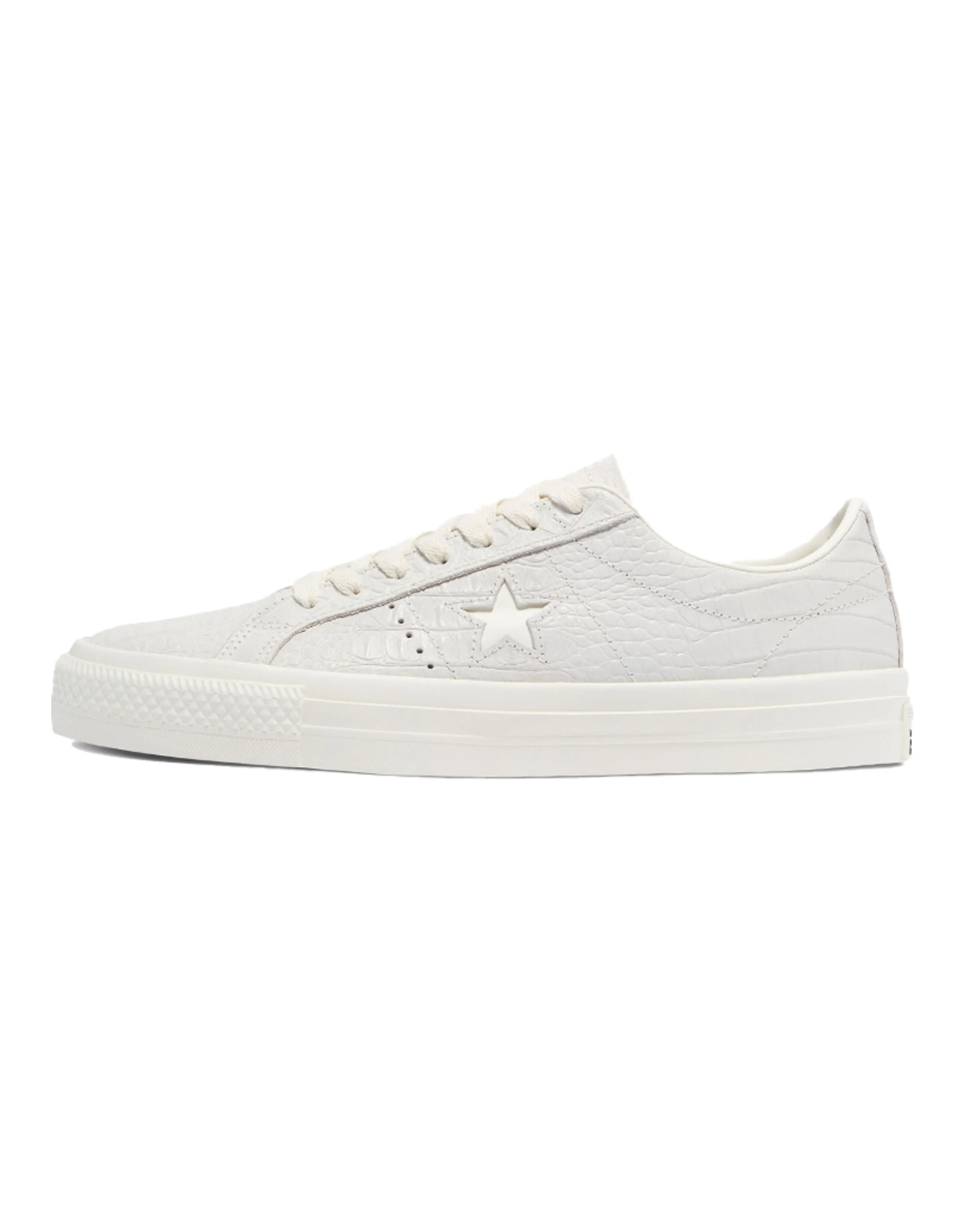 One Star Converse Pro Low 'Croc Emboss Egret'