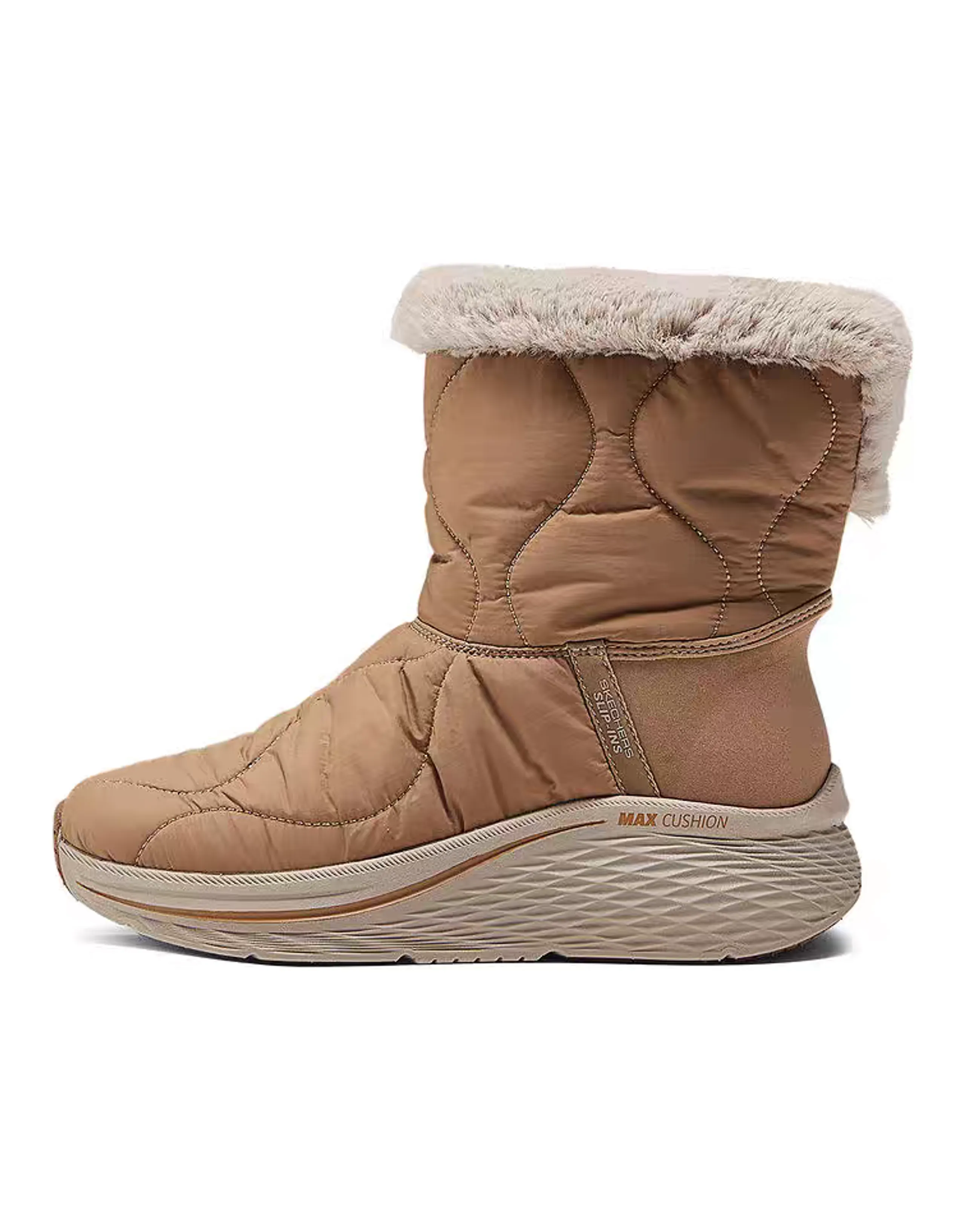 Skechers Slip Ins Snow Boots Women's Brown