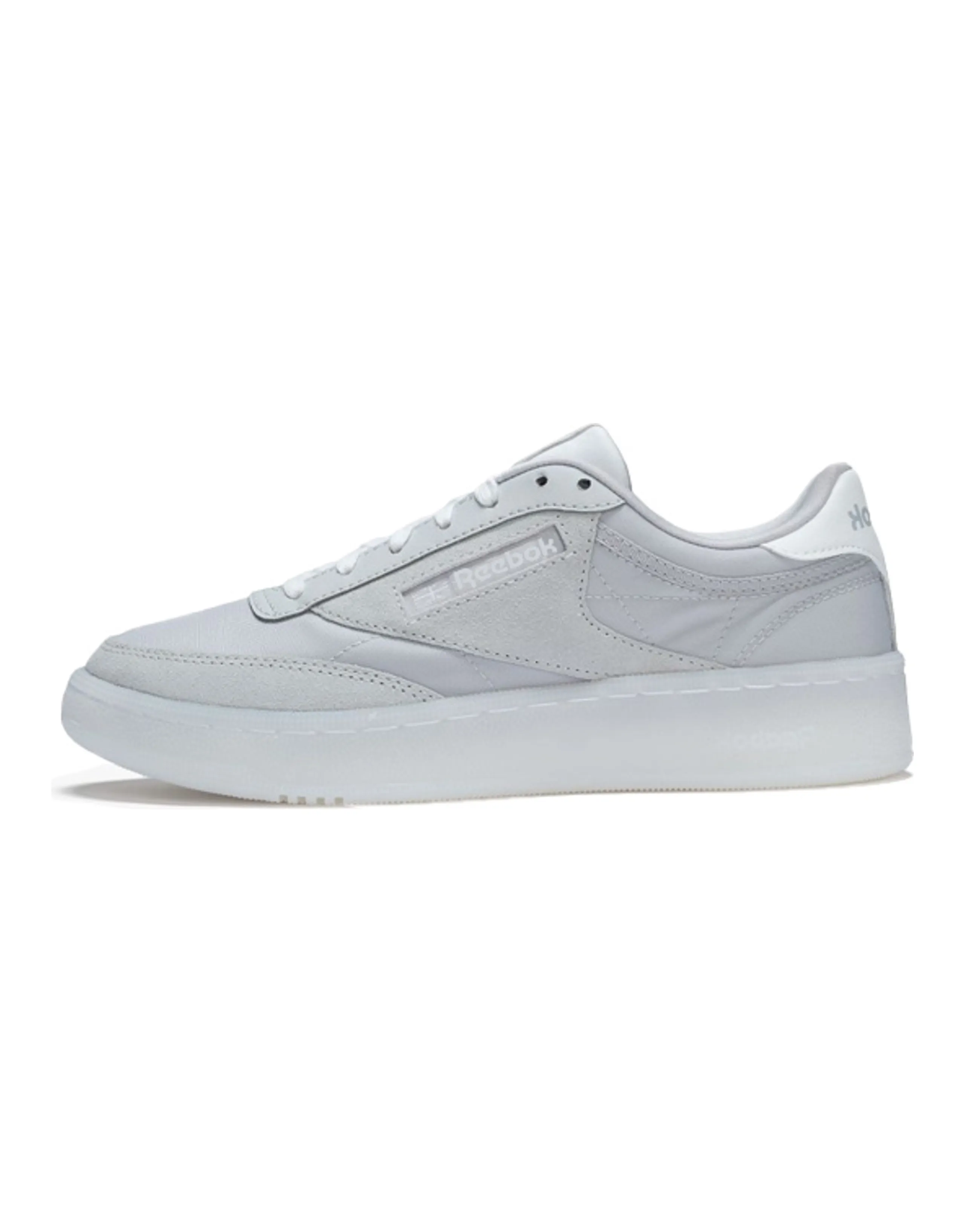 Reebok Anti-Slip Wear-Resistant Low-Top Skateboard Shoes Unisex Gray