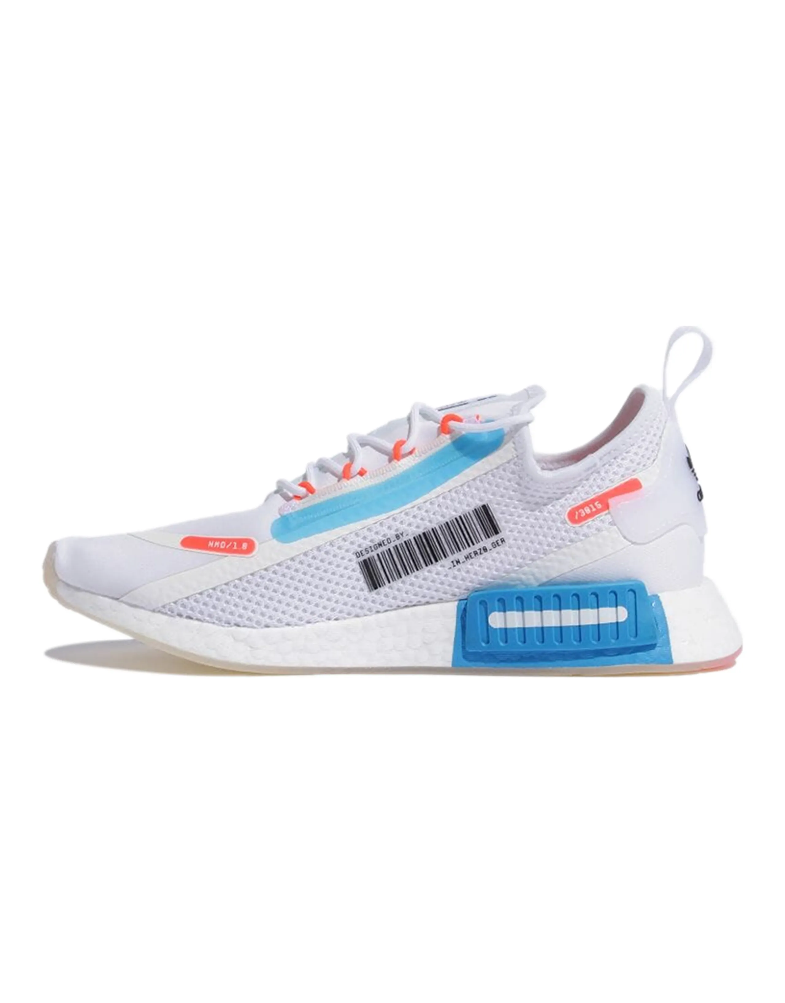 Adidas Originals Nmd R1 Spectoo White Shock Blue