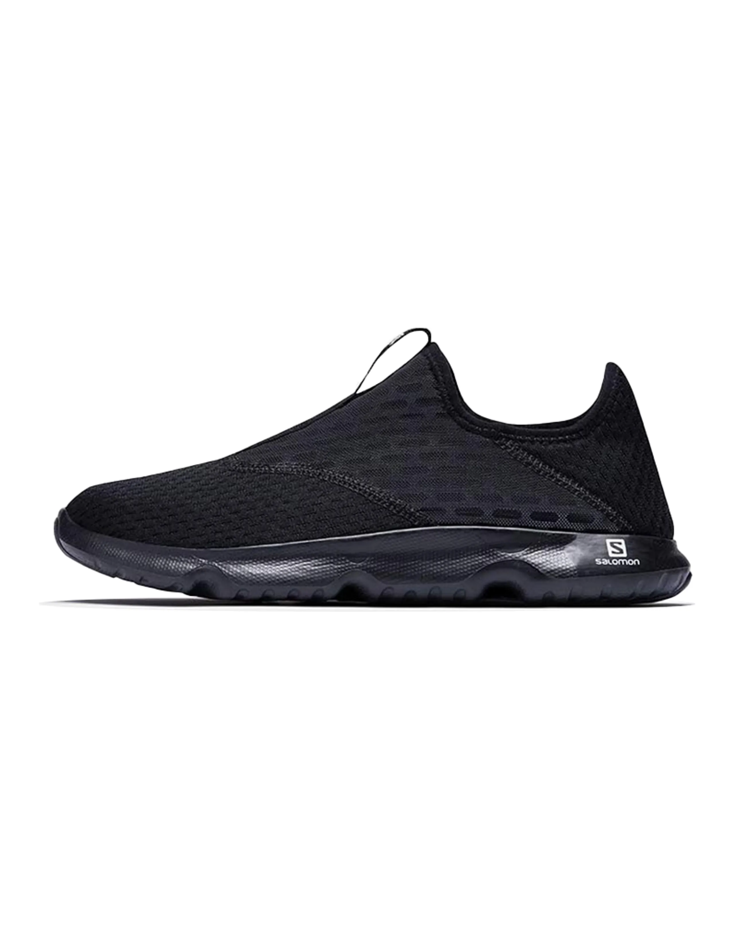 SALOMON Reelax Moc 5.0 Solid Color Comfortable Fabric Anti-Slip Wear-Resistant Breathable Low-Top Running Shoes Men's Black