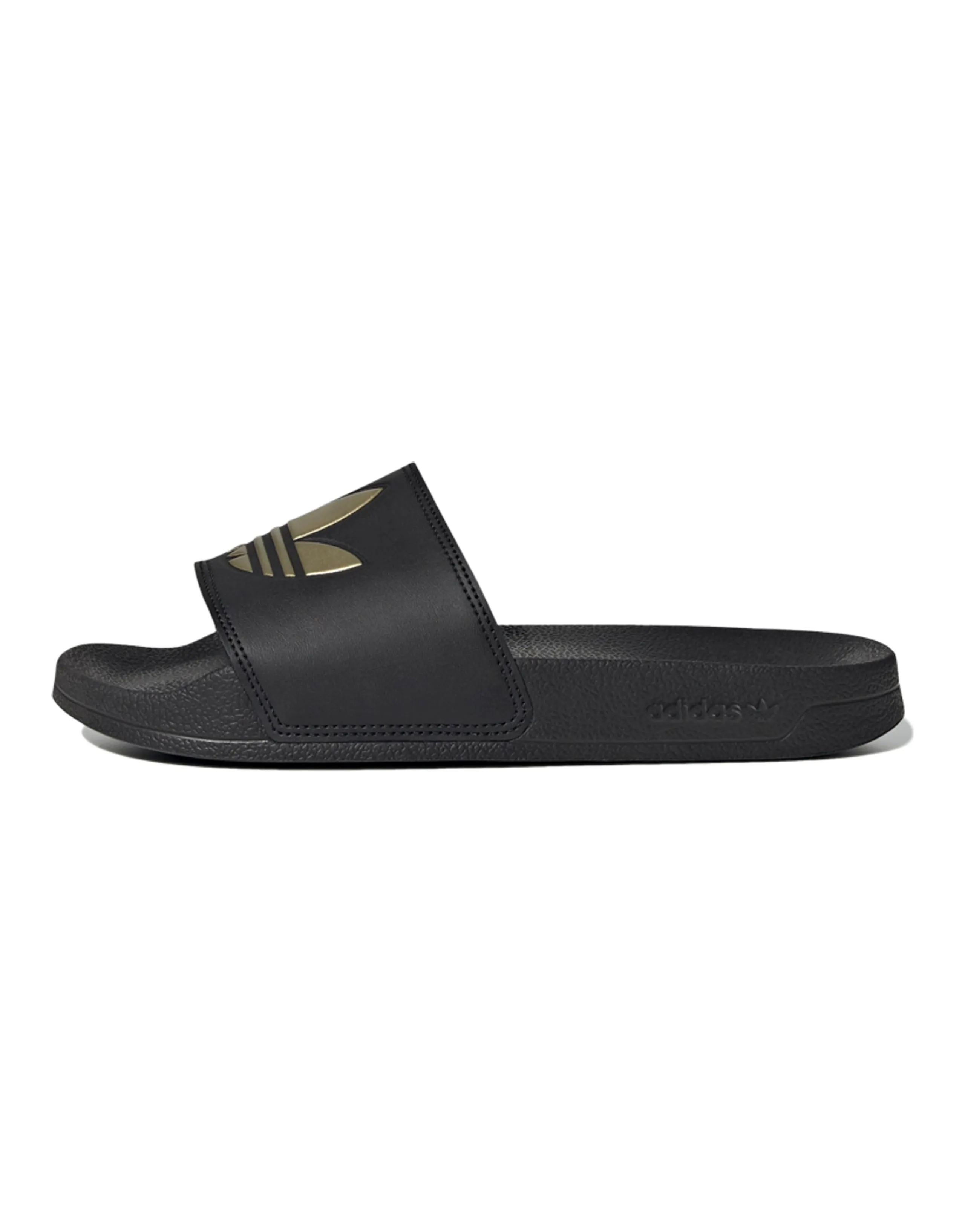 Adilette Women's Adidas Originals Lite Slide 'Black Matte Gold' Women's